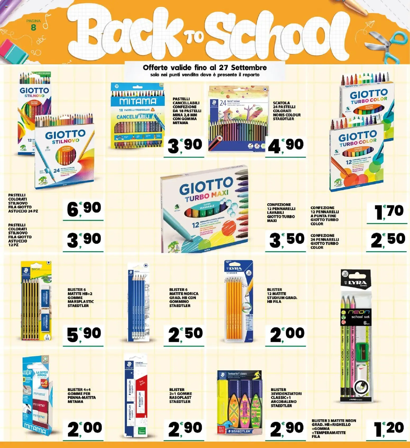 Eurospar Interspar Back To School da 31 agosto a 27 settembre di 2026 - Pagina del volantino 8