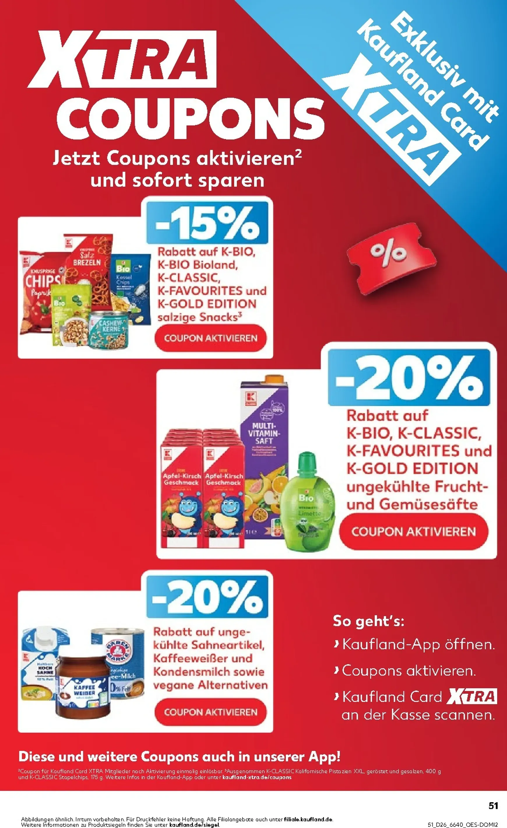 Neuer Kaufland Prospekt – von Donnerstag 25.06.2026 bis Mittwoch 01.07.2026 von 25. Juni bis 1. Juli 2026 - Prospekt seite 52