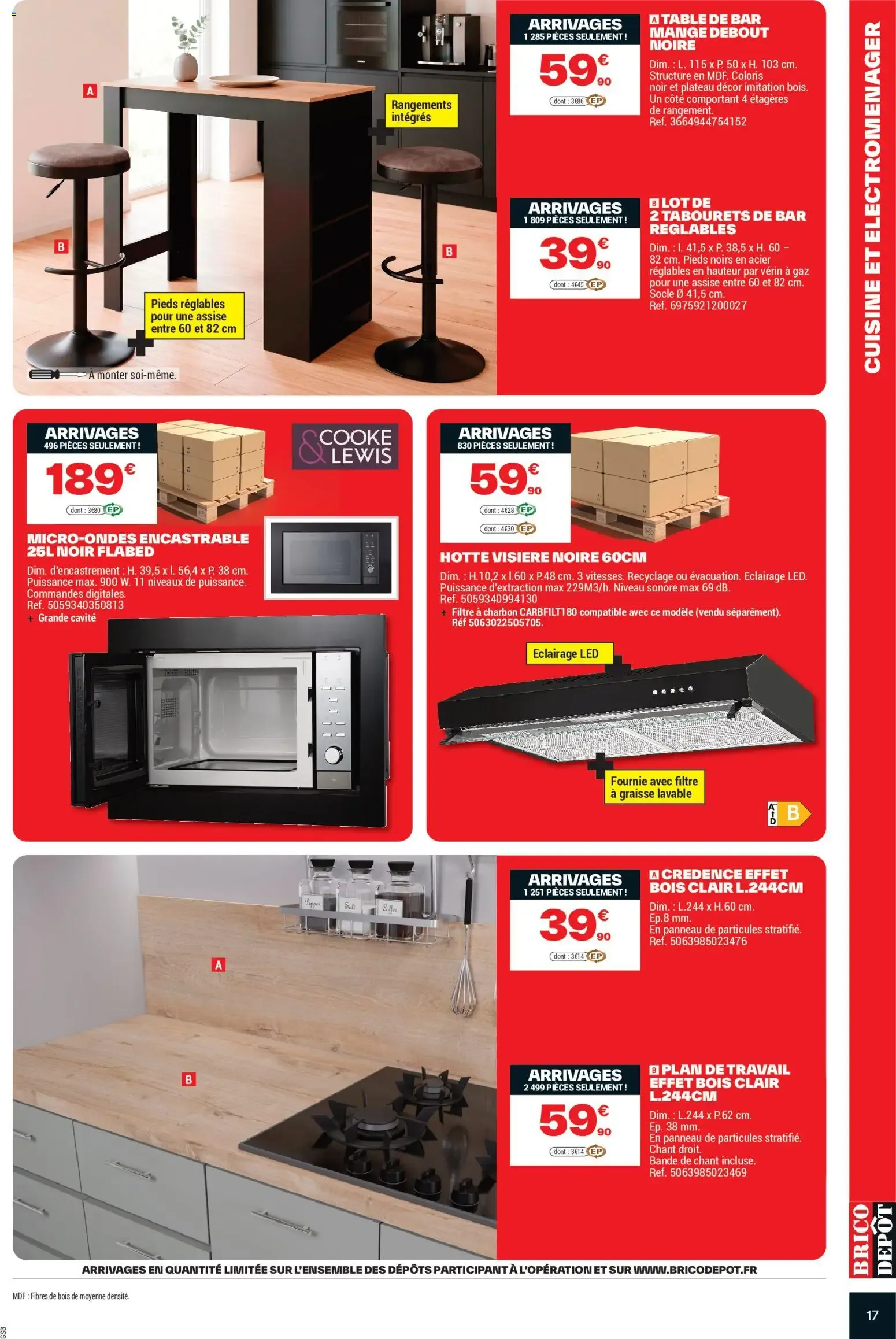 Brico Dépôt catalogue à partir du 11/09/2026 - promo en ligne du 11 septembre au 24 septembre 2026 - Catalogue page 17