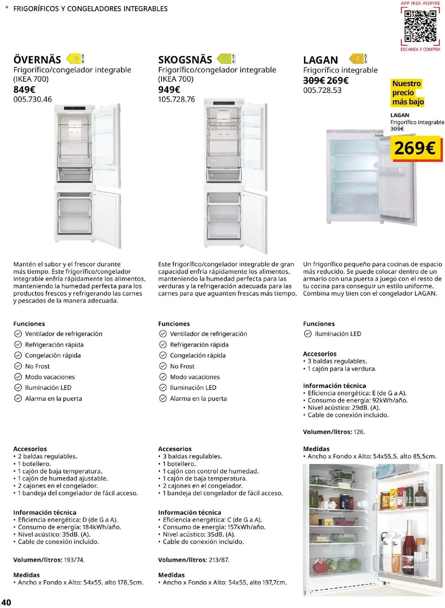 Catálogo de Guía de Compra Electrodomésticos IKEA 7 de mayo al 31 de agosto 2026 - Página 40