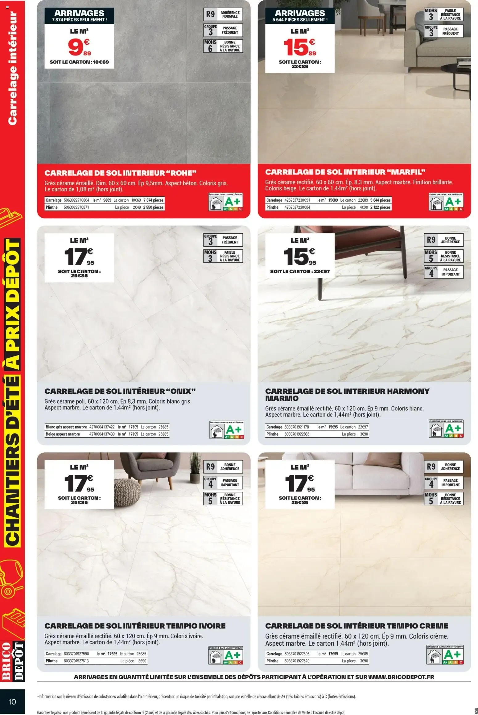 Brico Dépôt catalogue à partir du 17/07/2026 - promo en ligne du 17 juillet au 30 juillet 2026 - Catalogue page 10