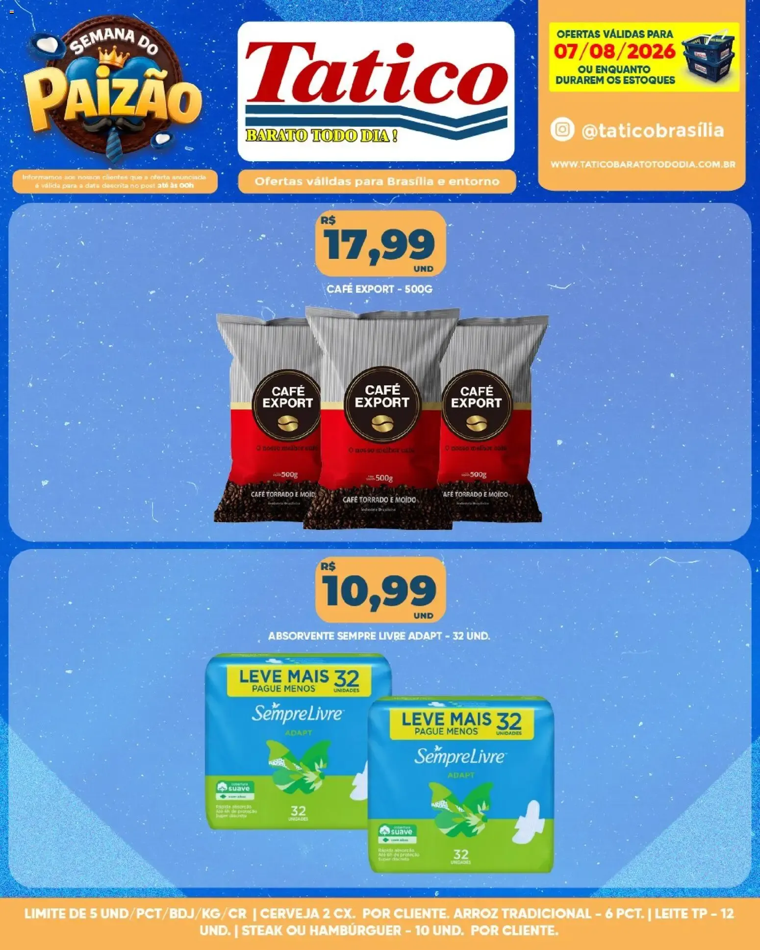 Encarte de Tatico ofertas Fim de Semana de 08/08/2026 | Promoções Online 8 de agosto até 9 de agosto 2026 - Pagina 27