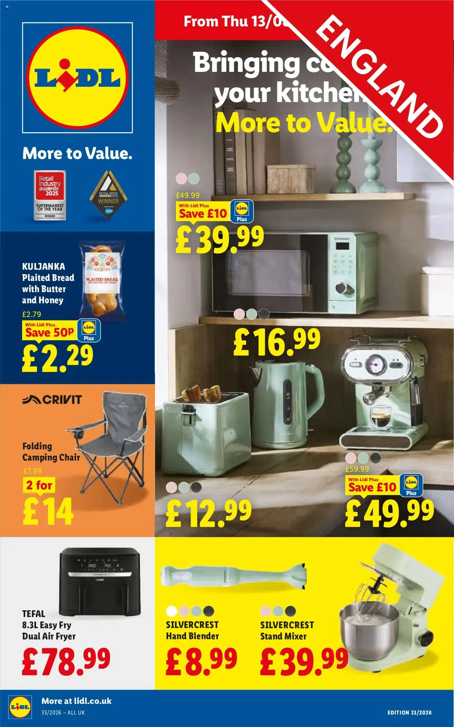 Lidl - Lidl Weekly (13/08/2026 - 19/08/2026) - Offers Online from 13 August to 19 August 2026 - Catalogue Page 1