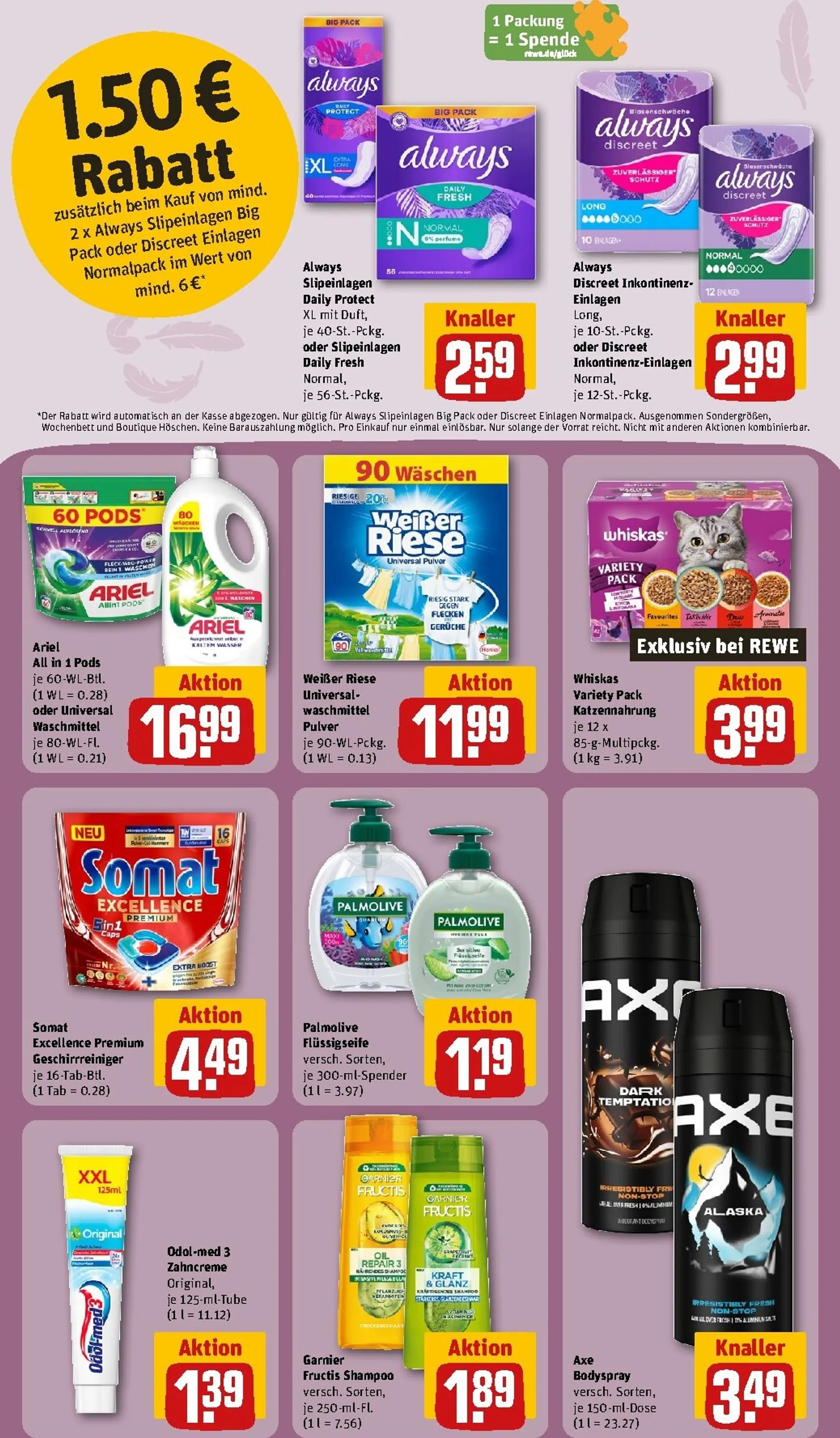 Rewe Prospekt – von Montag 17.08.2026 bis Sonntag 23.08.2026 von 17. August bis 23. August 2026 - Prospekt seite 27