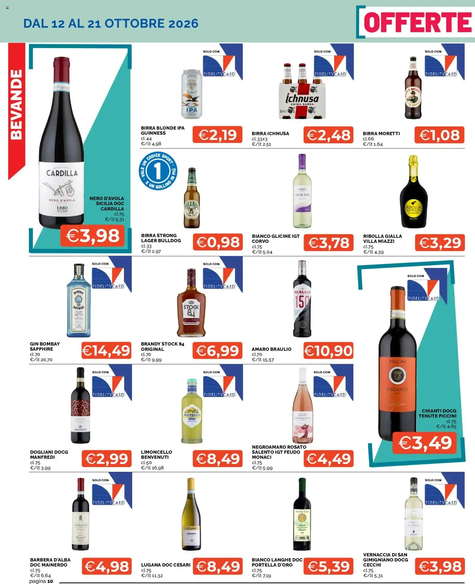 Mercatò volantino dal 12/10/2026 - online Offerte da 12 ottobre a 21 ottobre di 2026 - Pagina del volantino 10