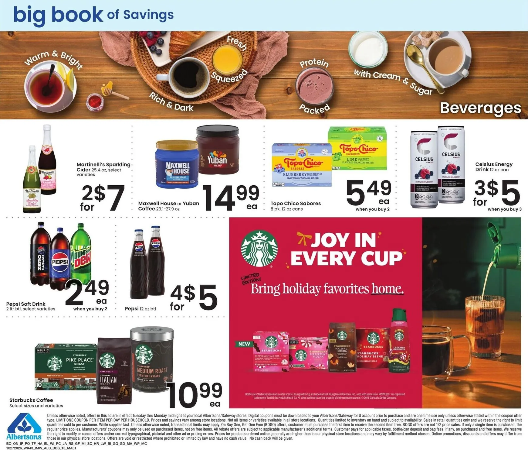 Weekly ad Current Albertsons - Big Book of Savings leaflet valid from Tuesday 10/27/2026 to Monday 11/30/2026 from October 27 to November 30 2026 - Page 13