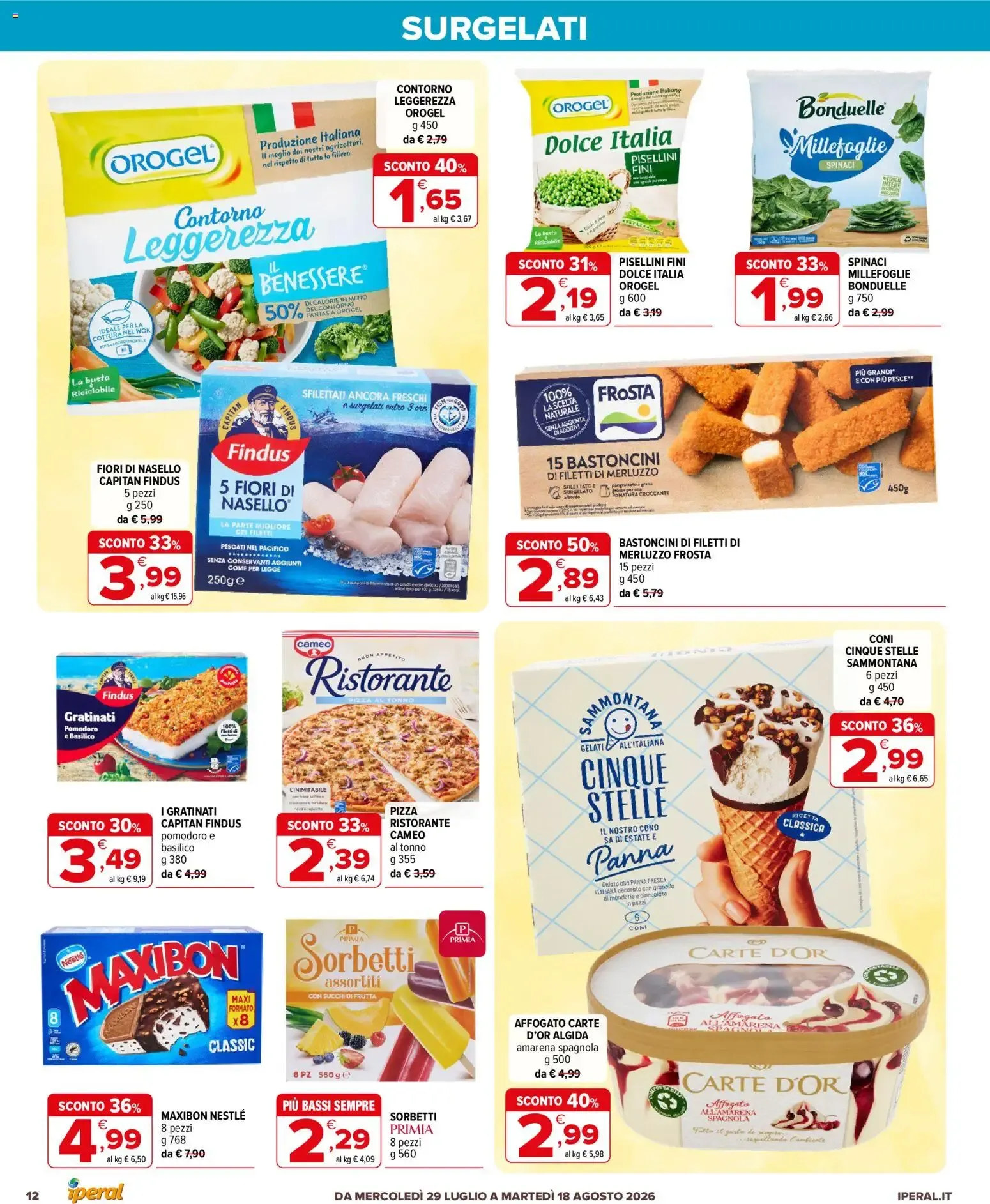 Iperal Supermercati: Un Mare di Sconti da 29 luglio a 18 agosto di 2026 - Pagina del volantino 12