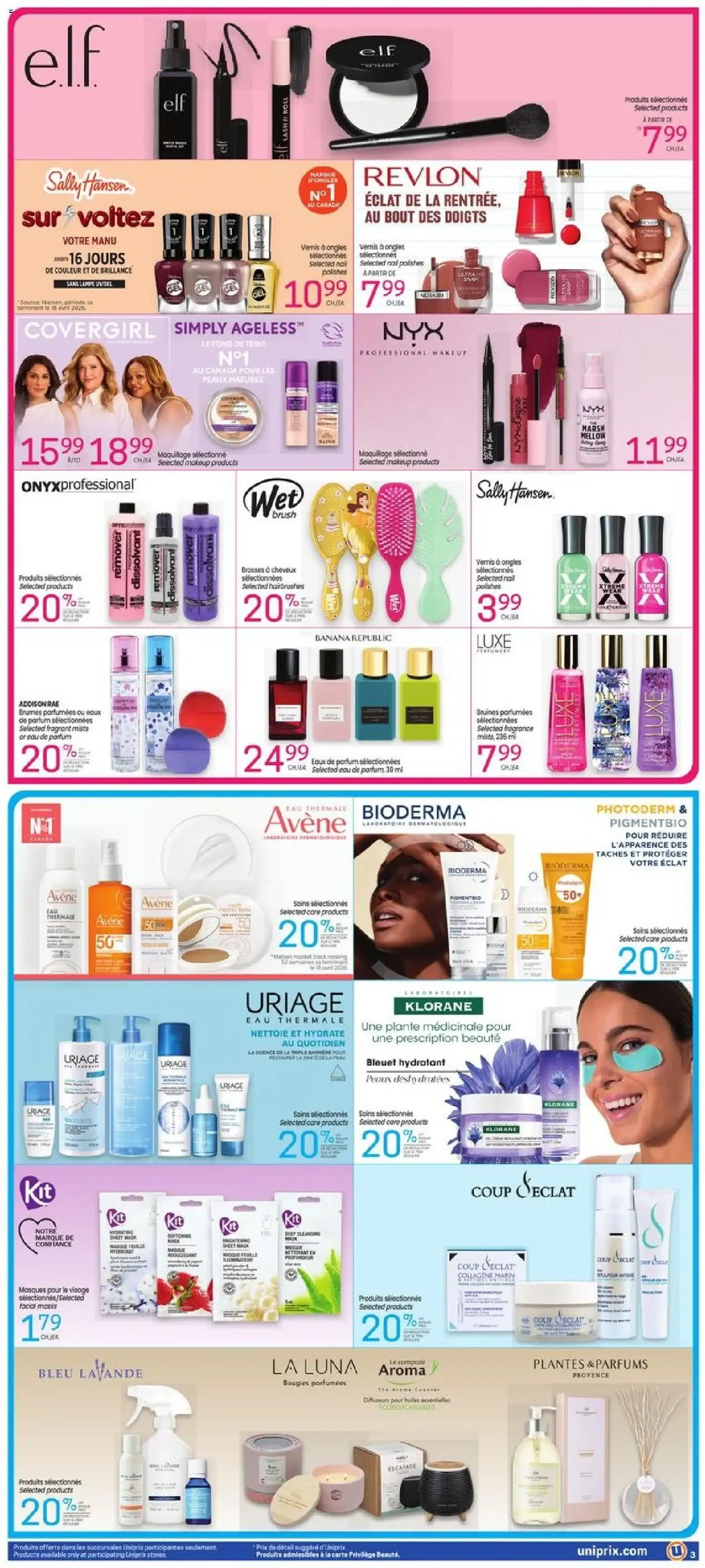 Uniprix weekly flyer / circulaire from Aug 20, 2026 > weekly specials & deals from August 20 to August 26 2026 - flyer page 4