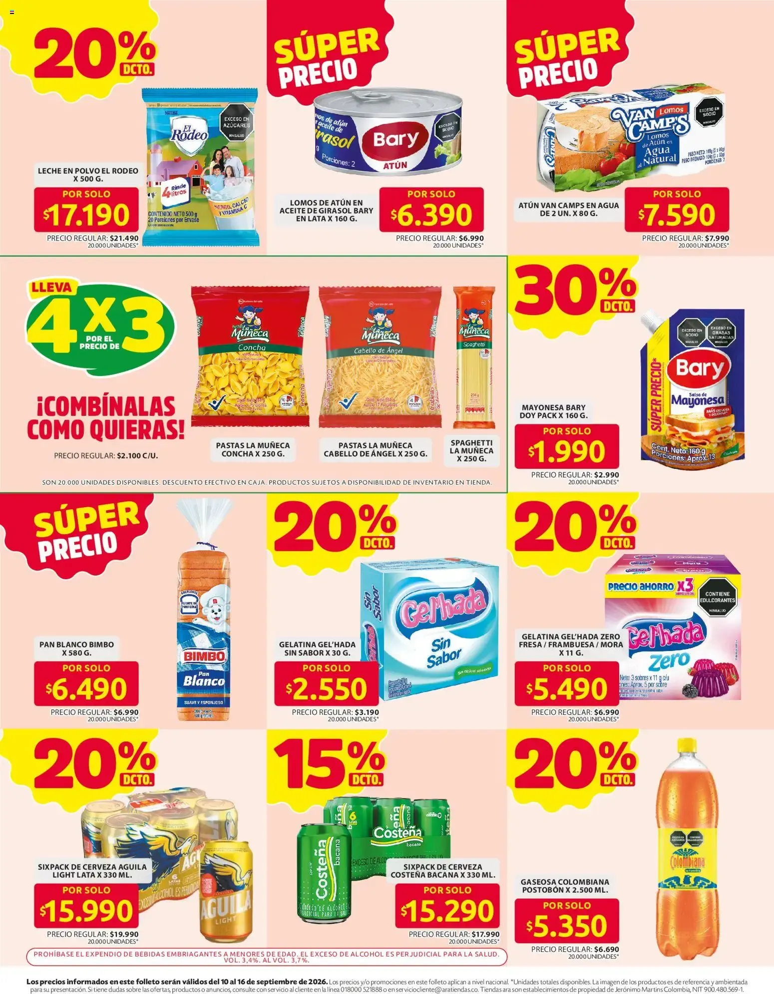 Catalogo de Ara catálogo los precios mas bajos desde el 10/09/2026 > Revistas Septiembre 10 de septiembre al 16 de septiembre 2026 - Pag 10