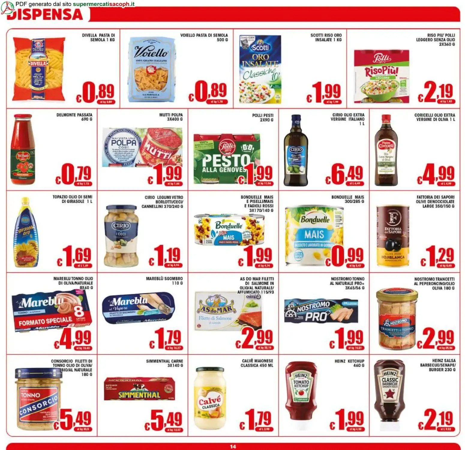 Sacoph volantino dal 12/08/2026 - online Offerte da 12 agosto a 20 agosto di 2026 - Pagina del volantino 14