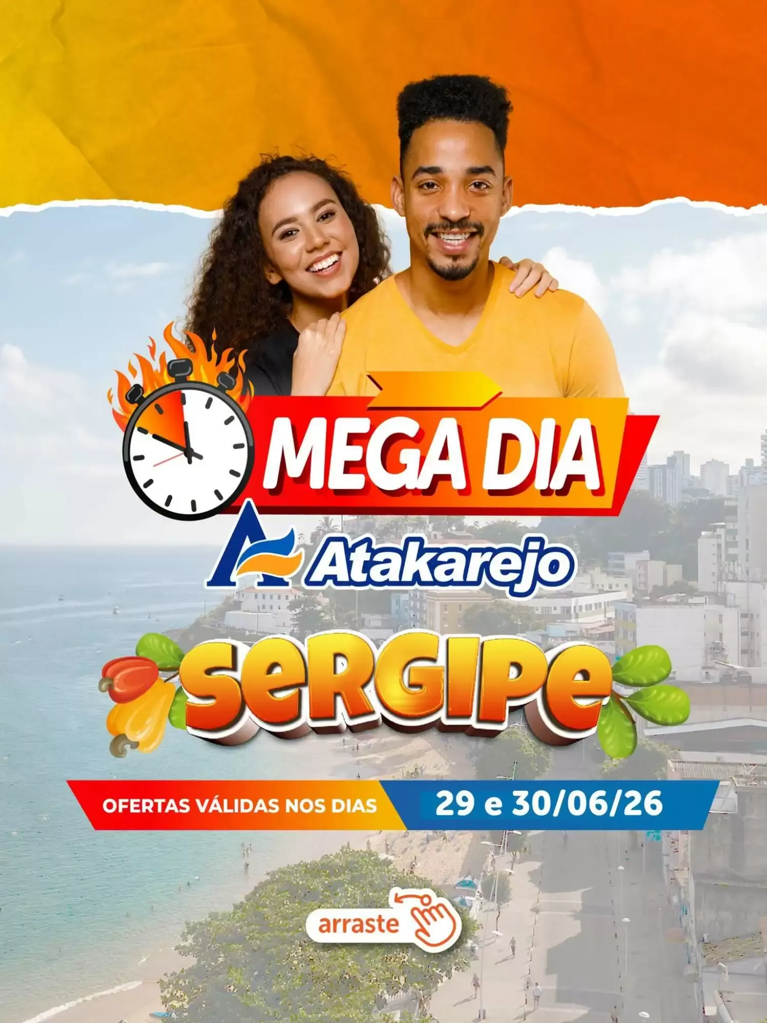 Encarte de MEGA DIA Atakarejo SERGIPE 29 de junho até 30 de junho 2026 - Pagina 1