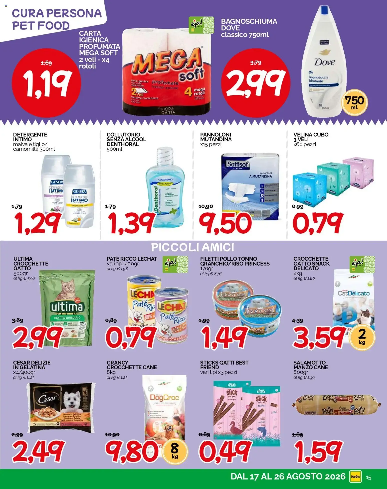 HarDis volantino dal 17/08/2026 - online Offerte da 17 agosto a 26 agosto di 2026 - Pagina del volantino 15