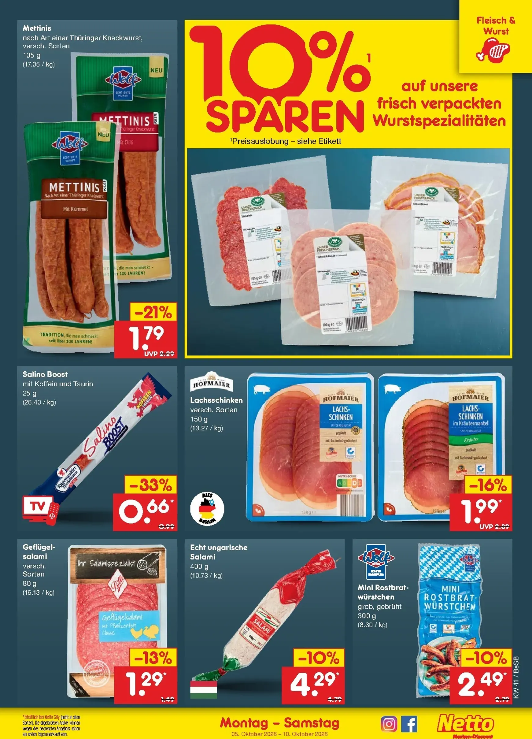 Netto Marken Discount Prospekt – von Montag 05.10.2026 bis Samstag 10.10.2026 von 5. Oktober bis 10. Oktober 2026 - Prospekt seite 14