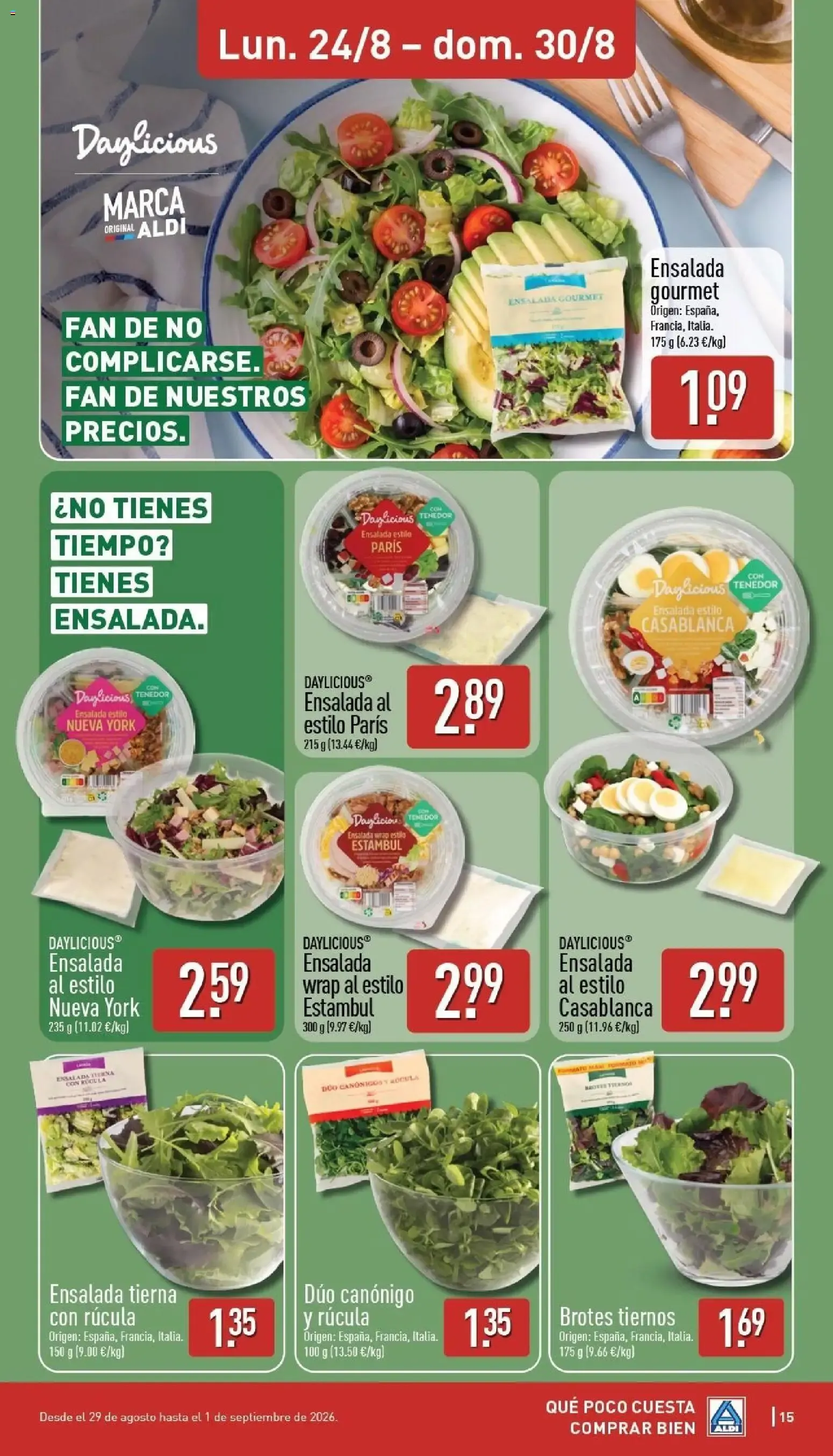 Catálogo de Aldi folleto Península del 24/08/2026 | Catálogo 24 de agosto al 30 de agosto 2026 - Página 15