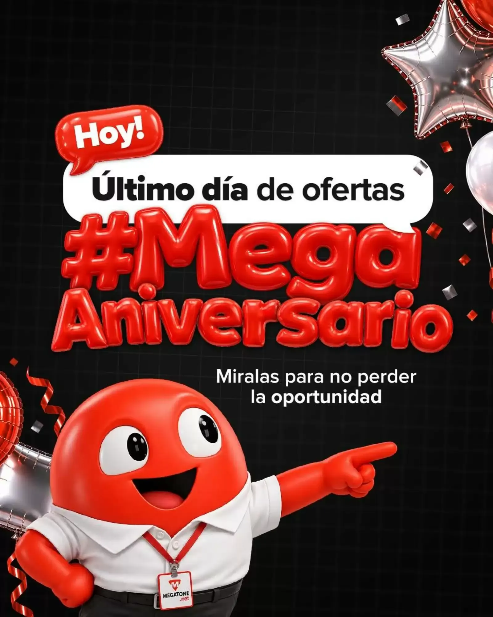 Ofertas de Megatone Aniversario: Último día de ofertas 1 de octubre al 7 de octubre 2026 - Página 1 del catálogo