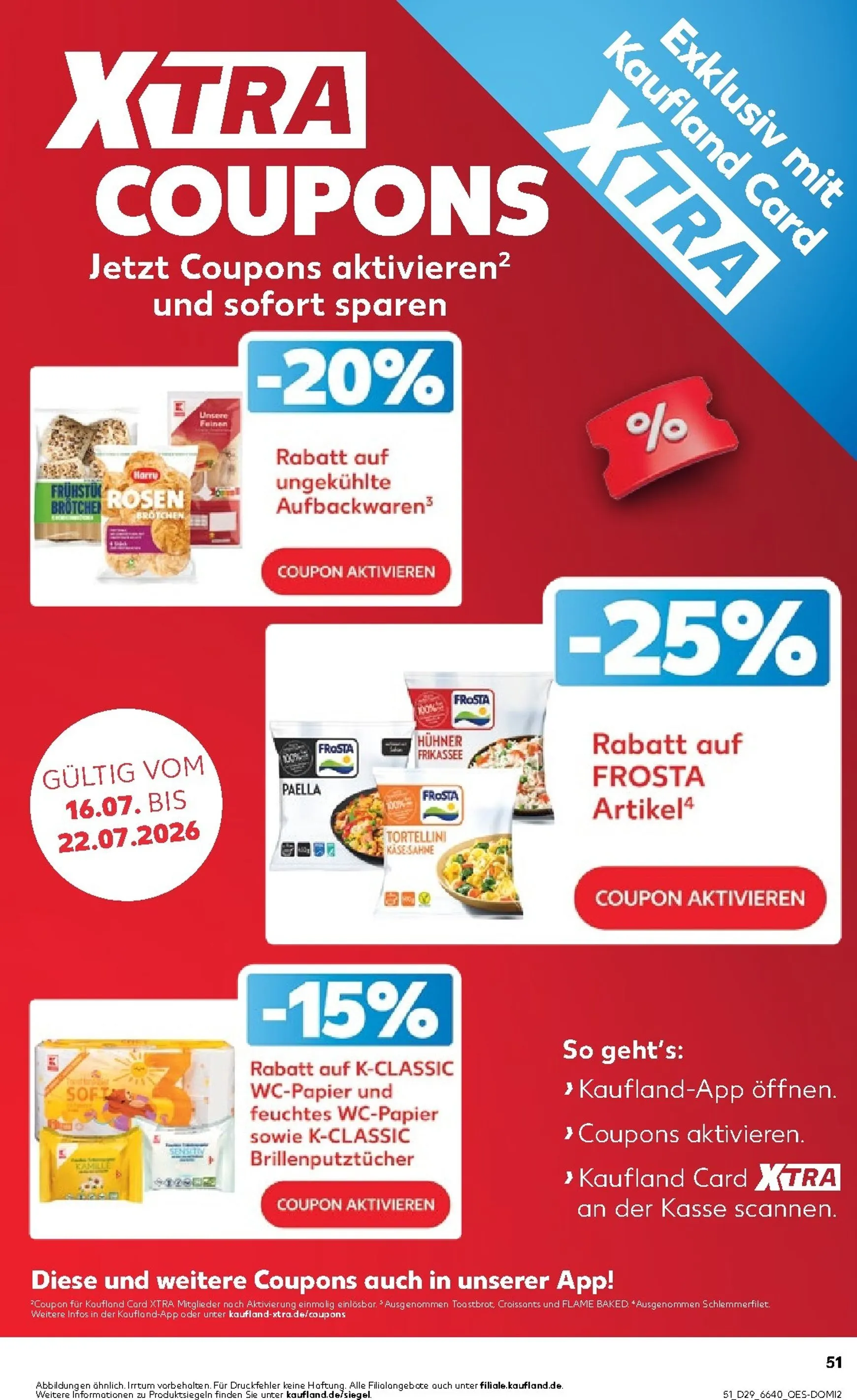 Kaufland Prospekt nächste Woche – von Donnerstag 16.07.2026 bis Mittwoch 22.07.2026 von 16. Juli bis 22. Juli 2026 - Prospekt seite 52