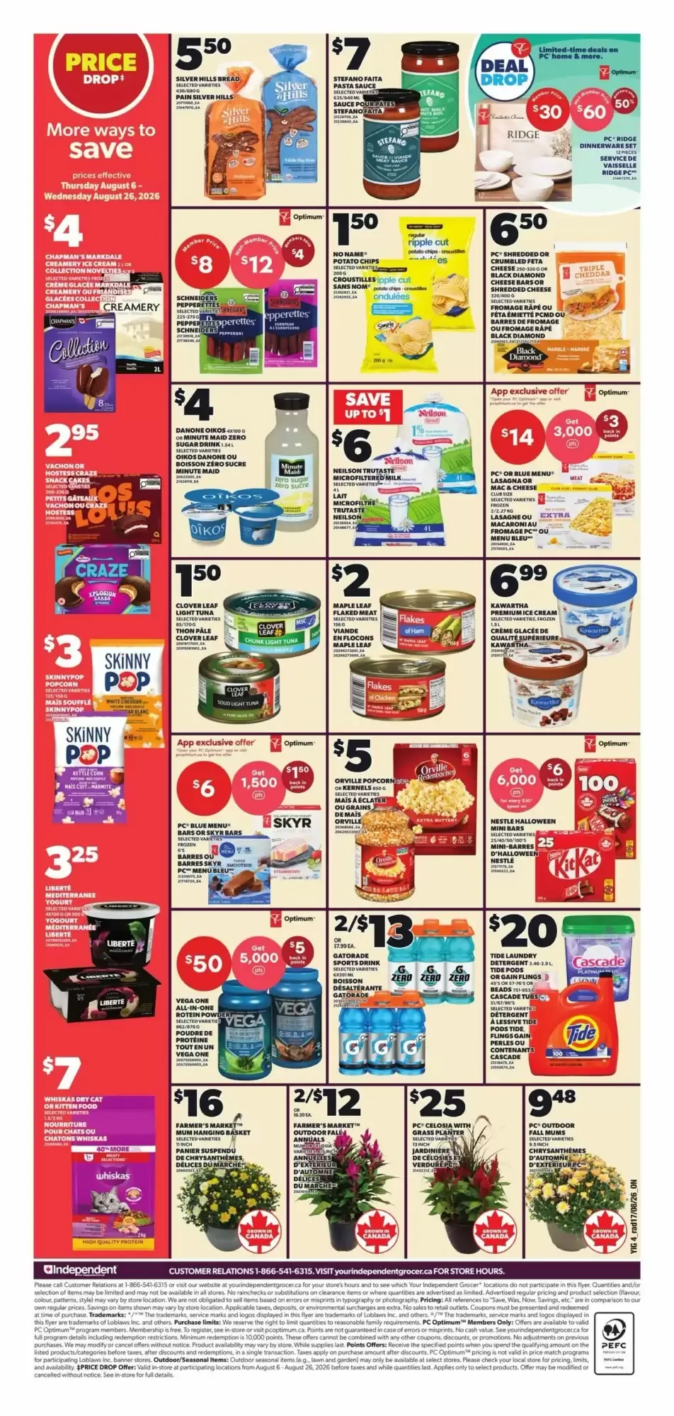 Independent Grocer flyer week 34 from August 20 to August 26 2026 - flyer page 2