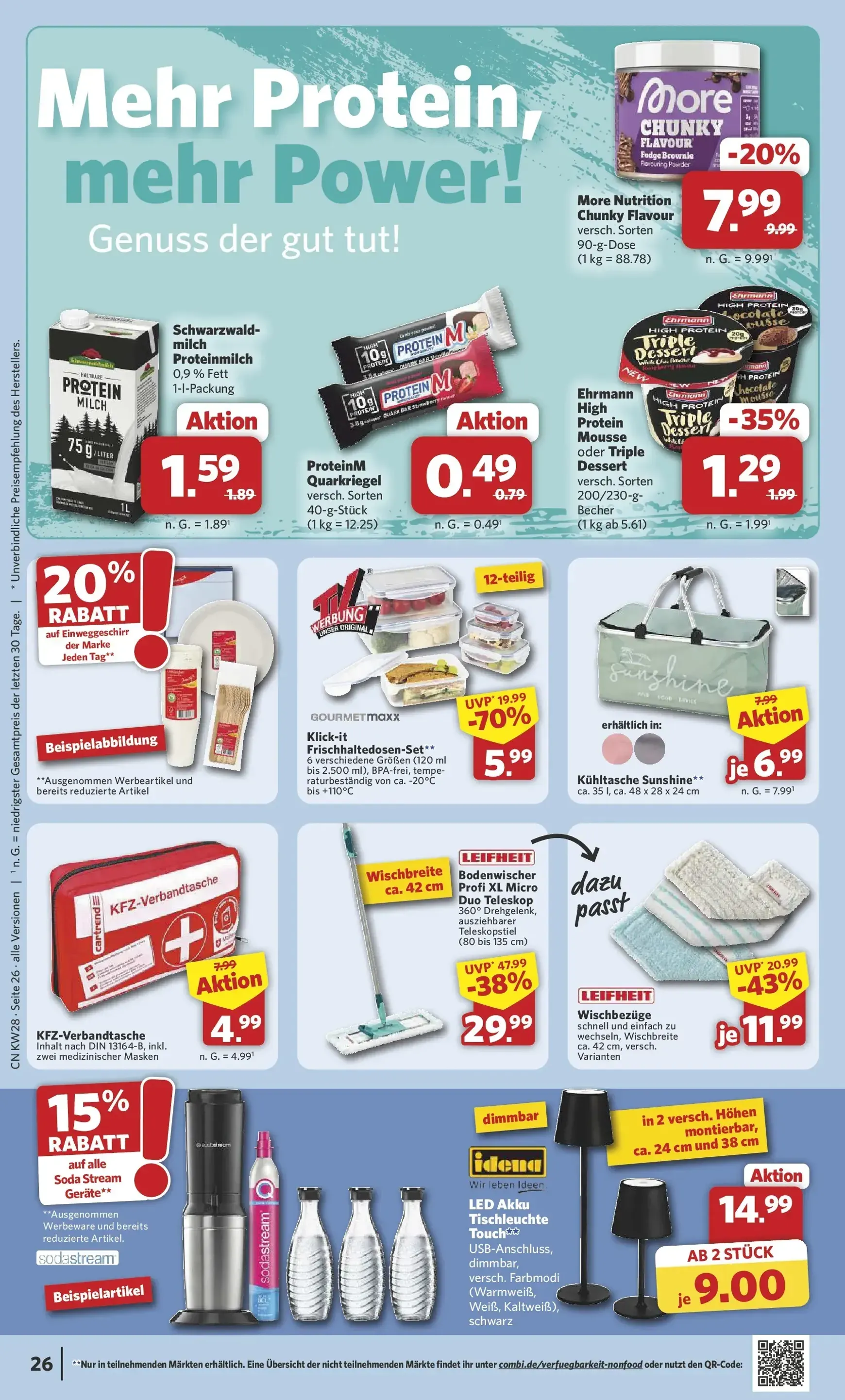 Combi Prospekt – von Montag 06.07.2026 bis Samstag 11.07.2026 von 6. Juli bis 11. Juli 2026 - Prospekt seite 26