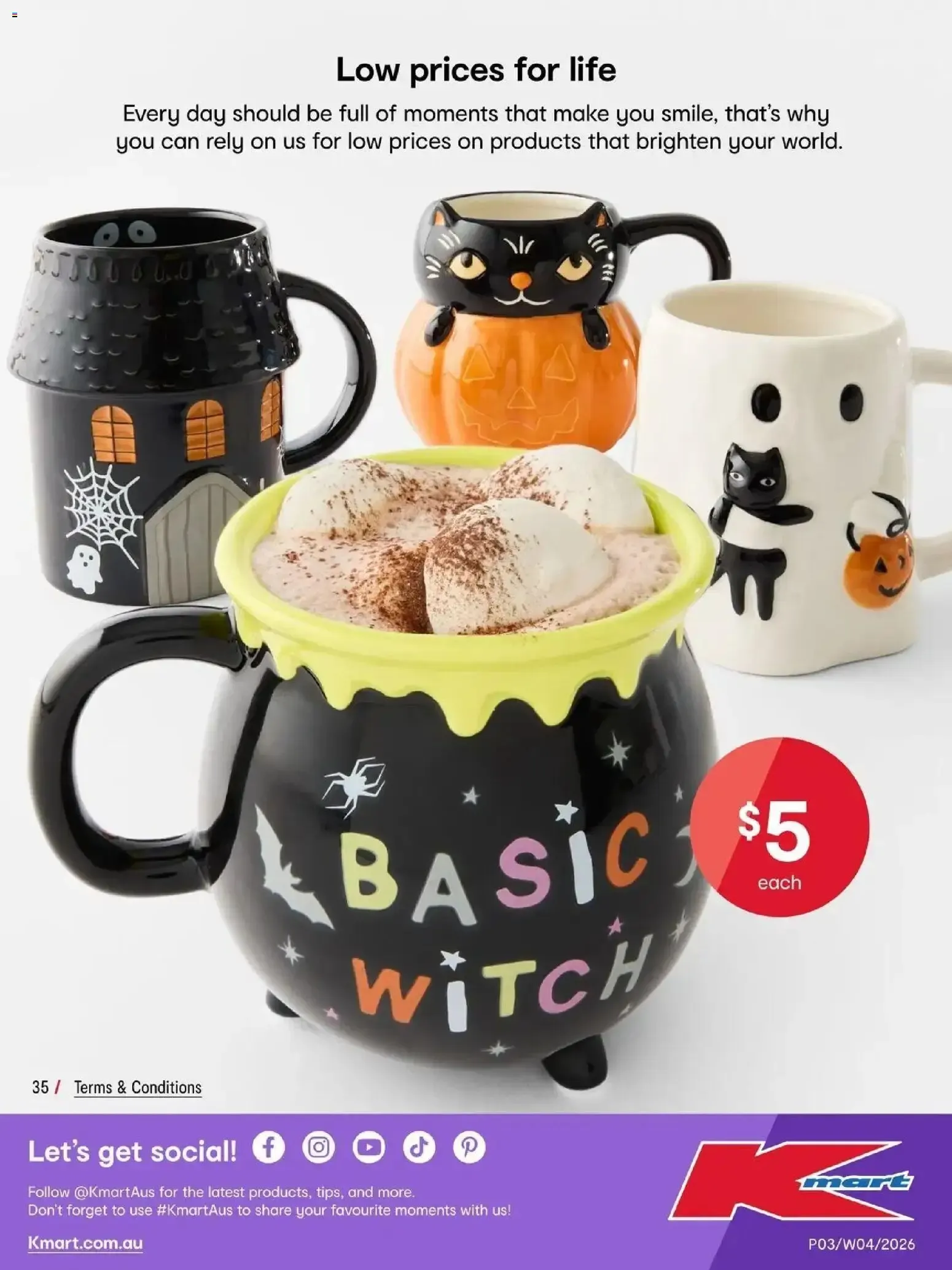 Kmart - Low prices for life (Halloween) - Catalogue valid from 17 September to 31 October 2026 - page 35