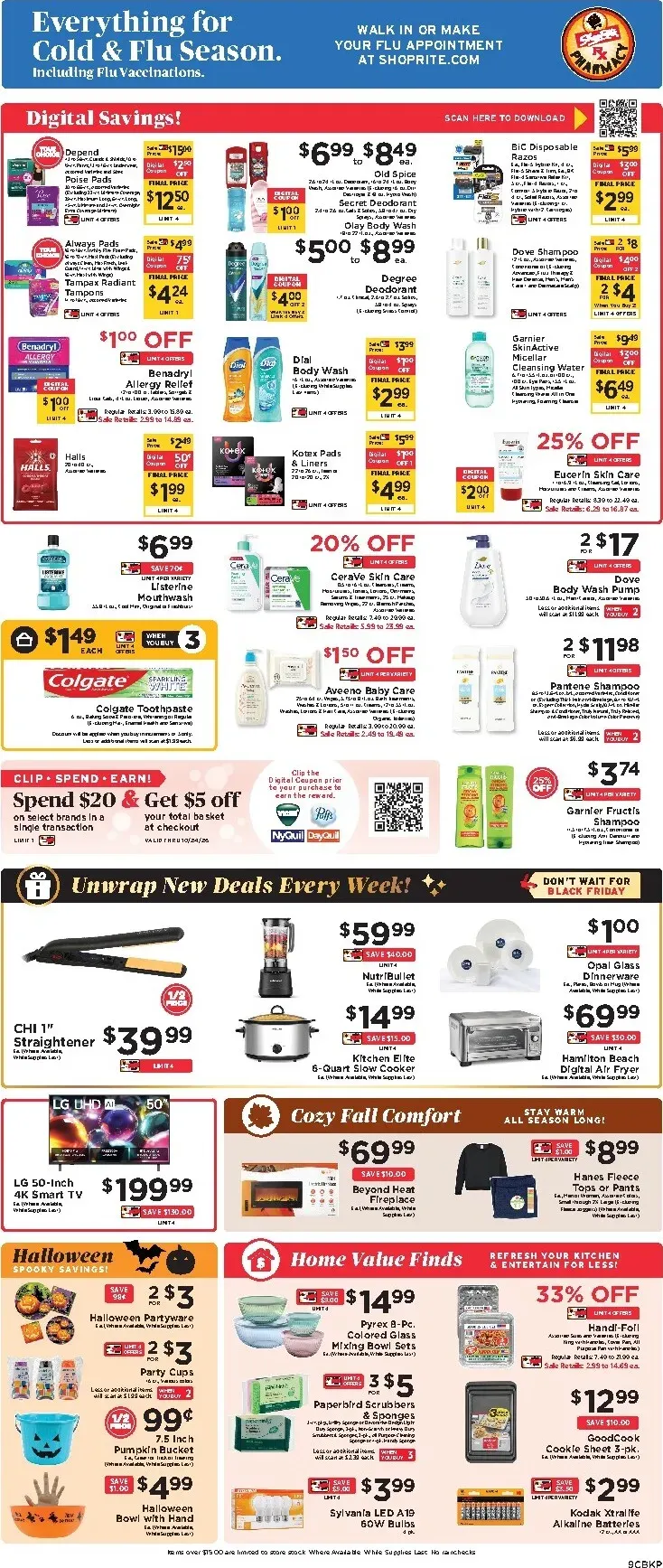Weekly promotion Current ShopRite leaflet valid from Sunday 10/18/2026 to Saturday 10/24/2026 spanning from October 18 to October 24 2026 - Page 10 for Catalogue 365