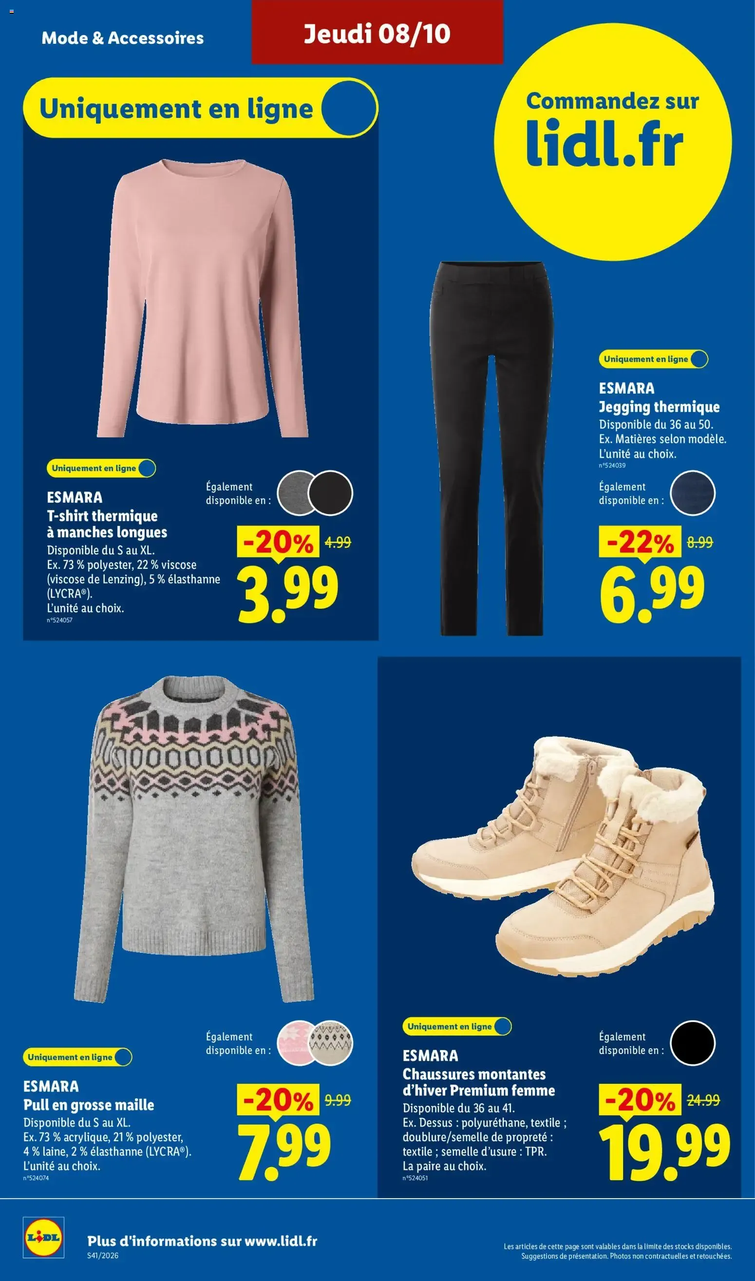 LIDL Exclu Web del 05/10 al 08/10 du 5 octobre au 8 octobre 2026 - Catalogue page 14