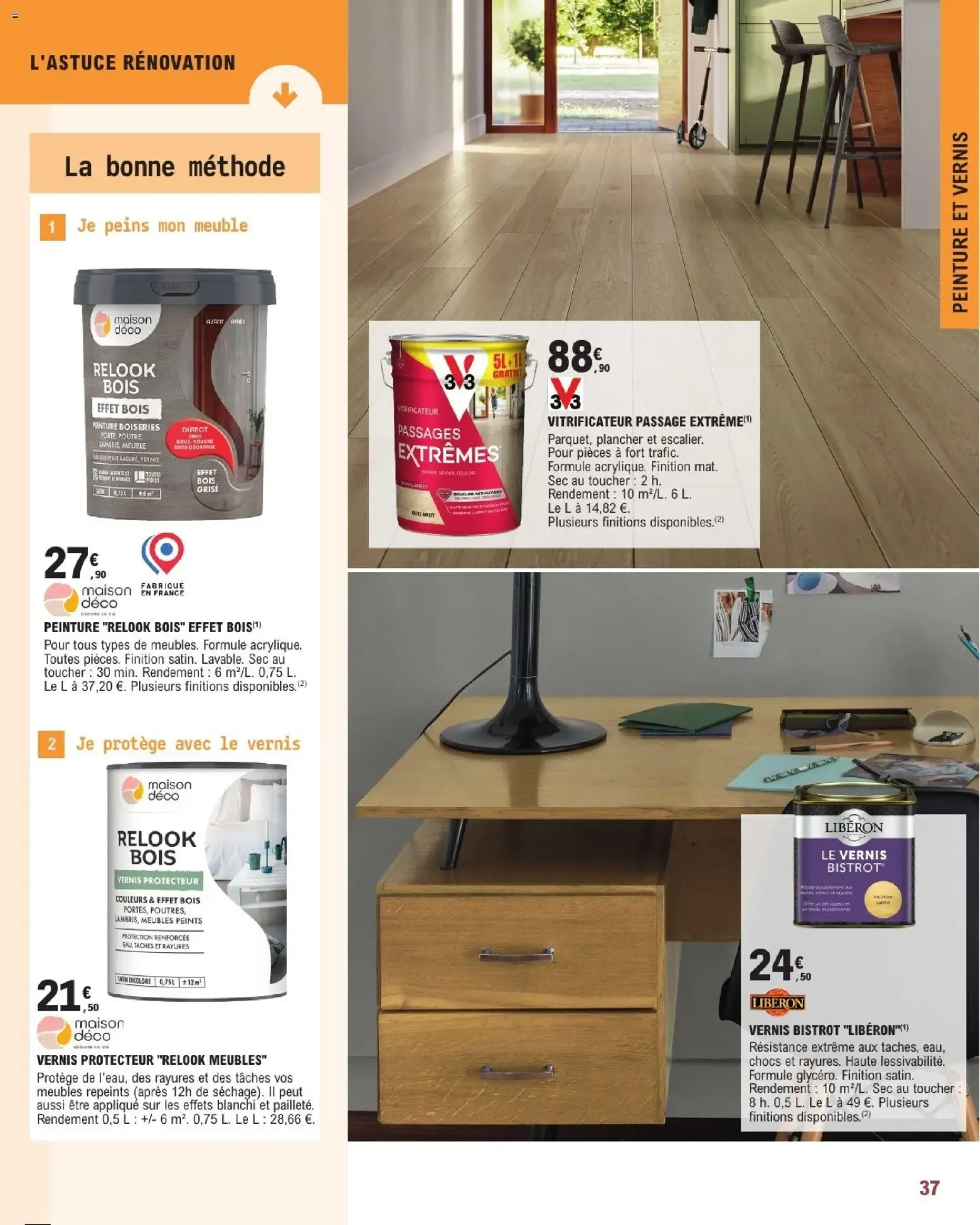 Brico E.Leclerc Guide 2026 Décoration & Luminaire du 20 janvier au 21 février 2026 - Catalogue page 37