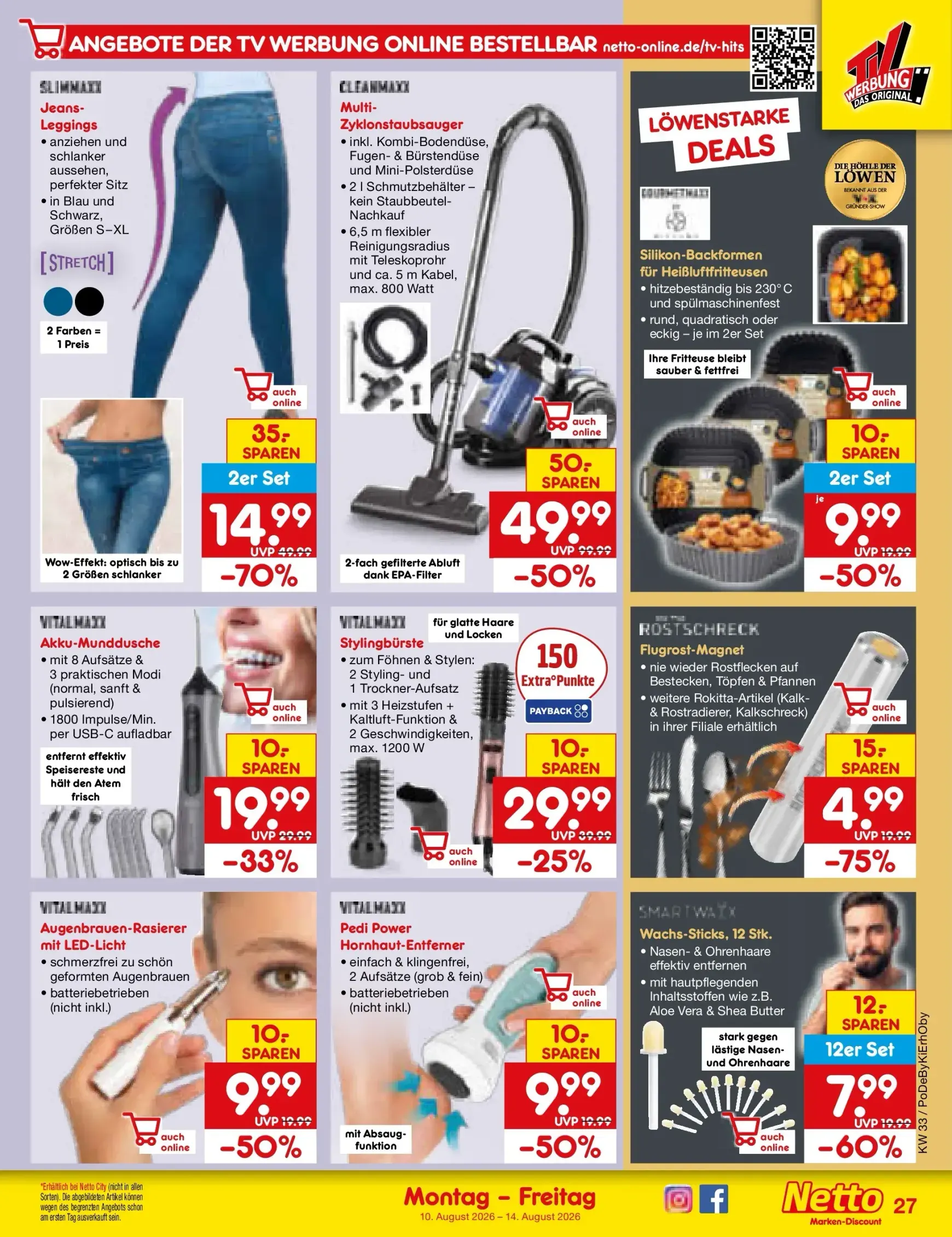 Netto Marken Discount Prospekt nächste Woche – von Montag 10.08.2026 bis Freitag 14.08.2026 von 10. August bis 14. August 2026 - Prospekt seite 40