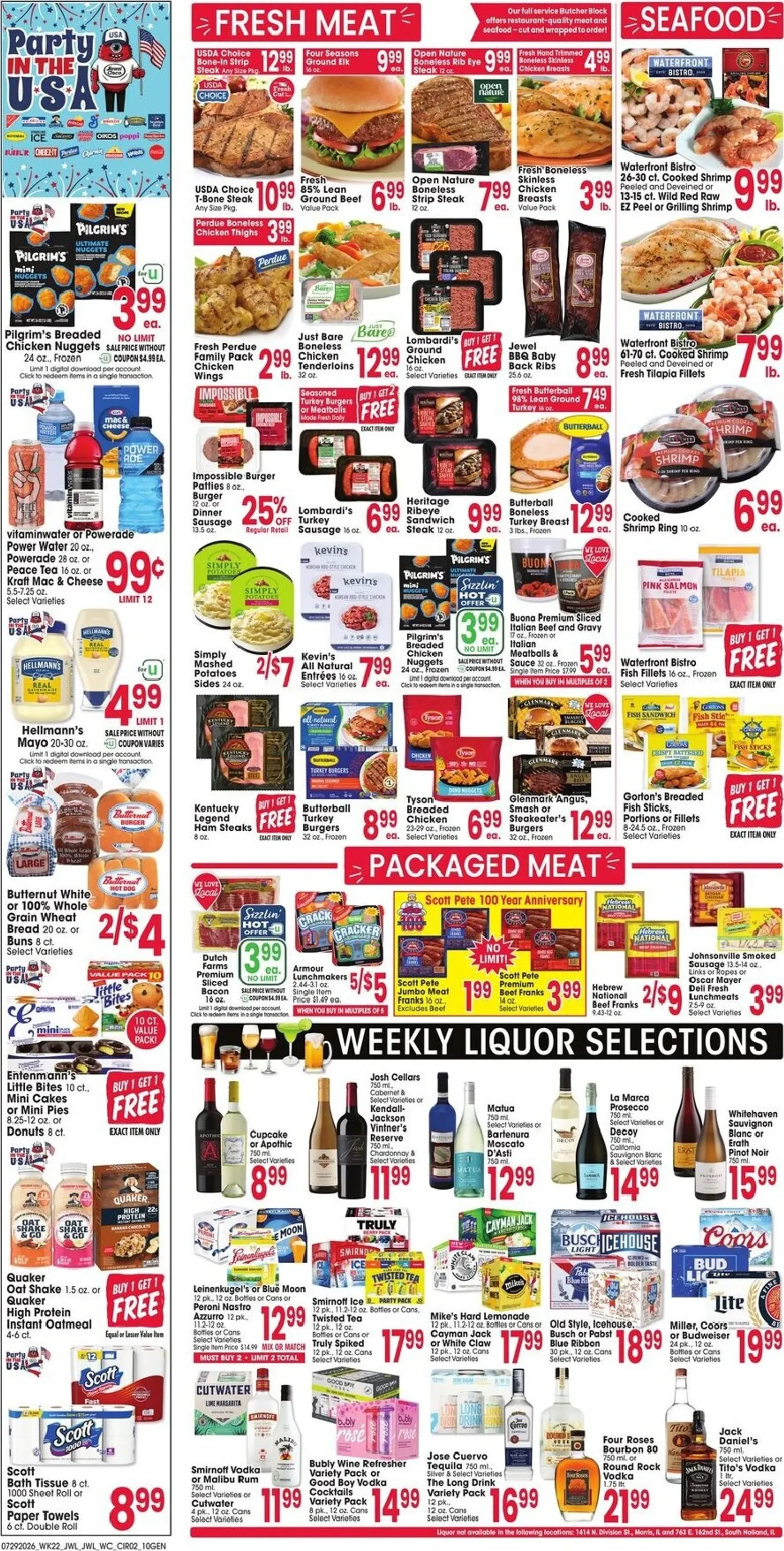 Weekly ad Current Jewel-Osco leaflet valid from Wednesday 07/29/2026 to Tuesday 08/04/2026 from July 29 to August 4 2026 - Page 2