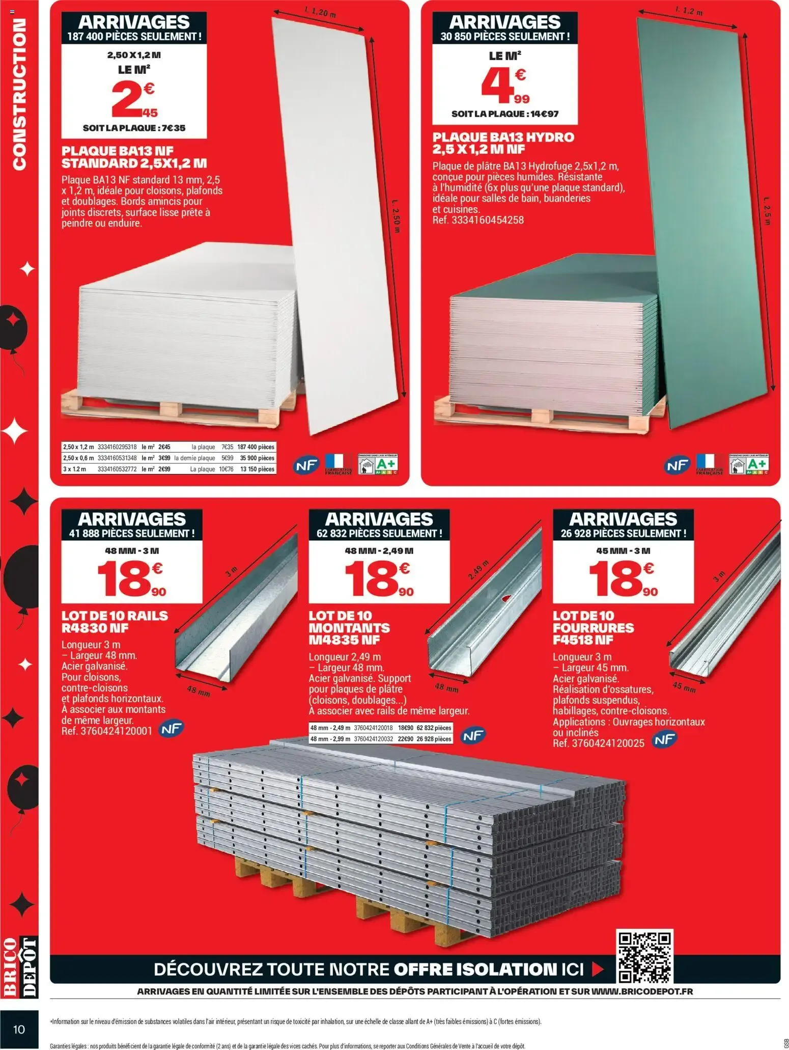 Brico Dépôt - l'anniv à prix dépôt à partir du 16/10/2026 - promo en ligne du 16 octobre au 29 octobre 2026 - Catalogue page 10