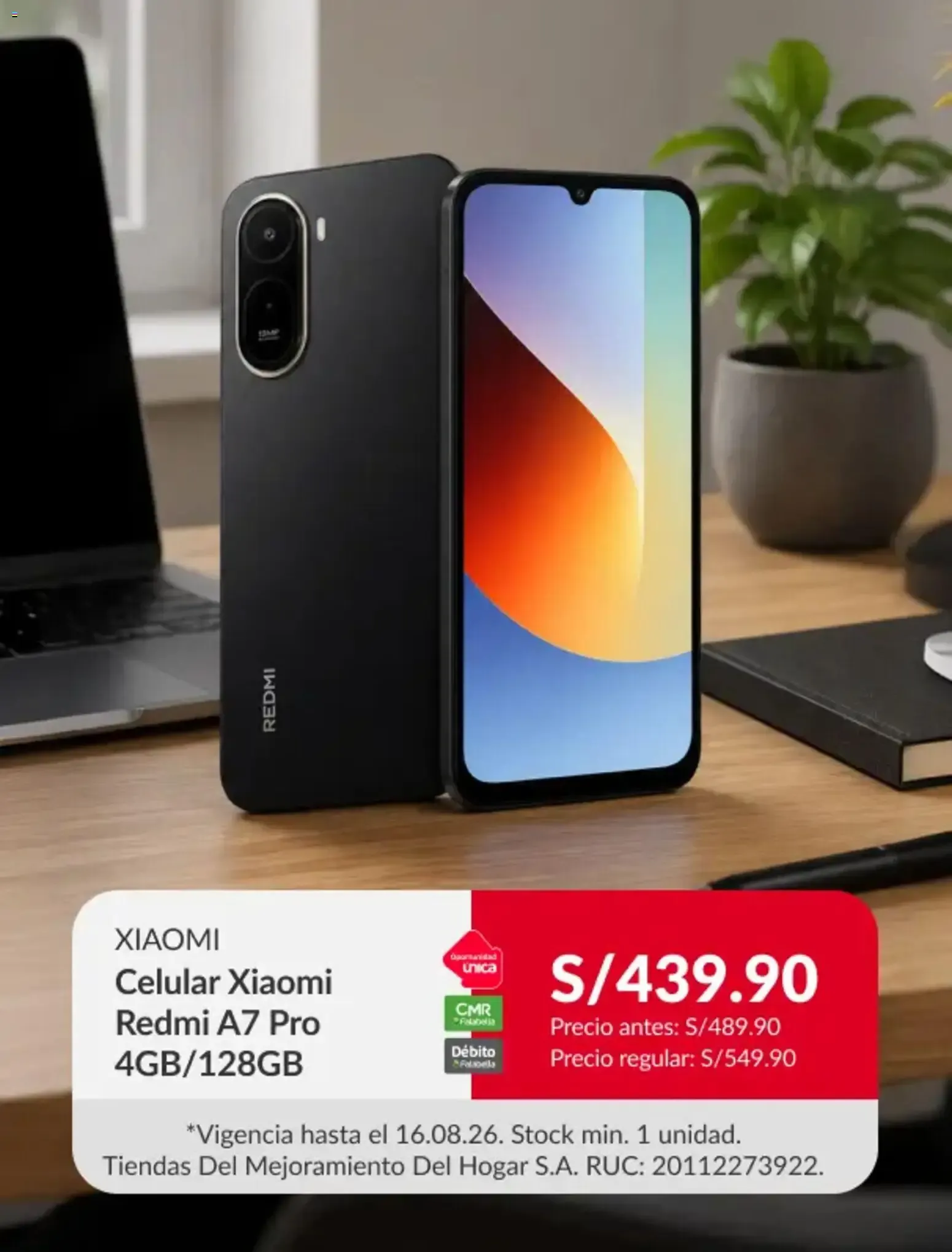 Catalogo de Xiaomi Celular Xiaomi Redmi A7 Pro 10 de agosto al 16 de agosto 2026 - Pag 1