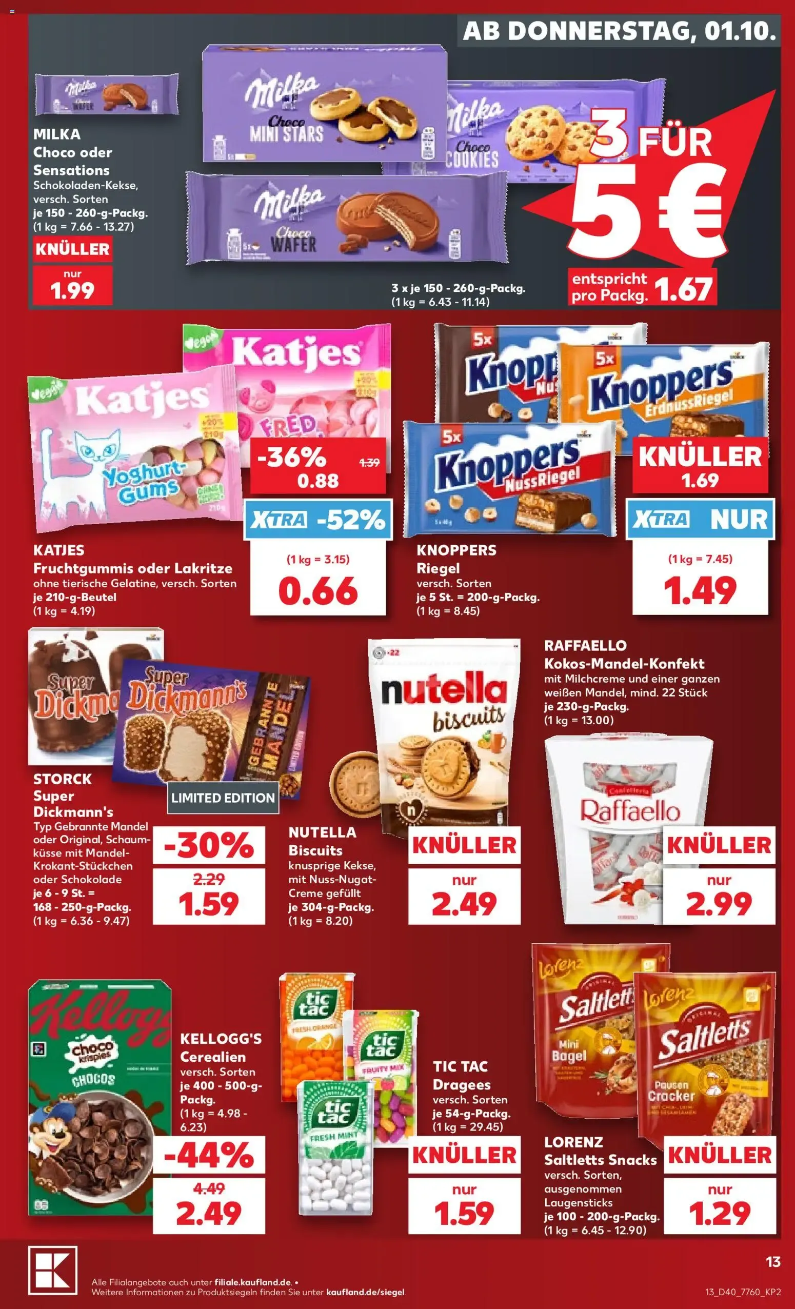 DEUTSCHLANDS BESTE PREISE van 1 oktober tot 7 oktober 2026 - Folder pagina 13