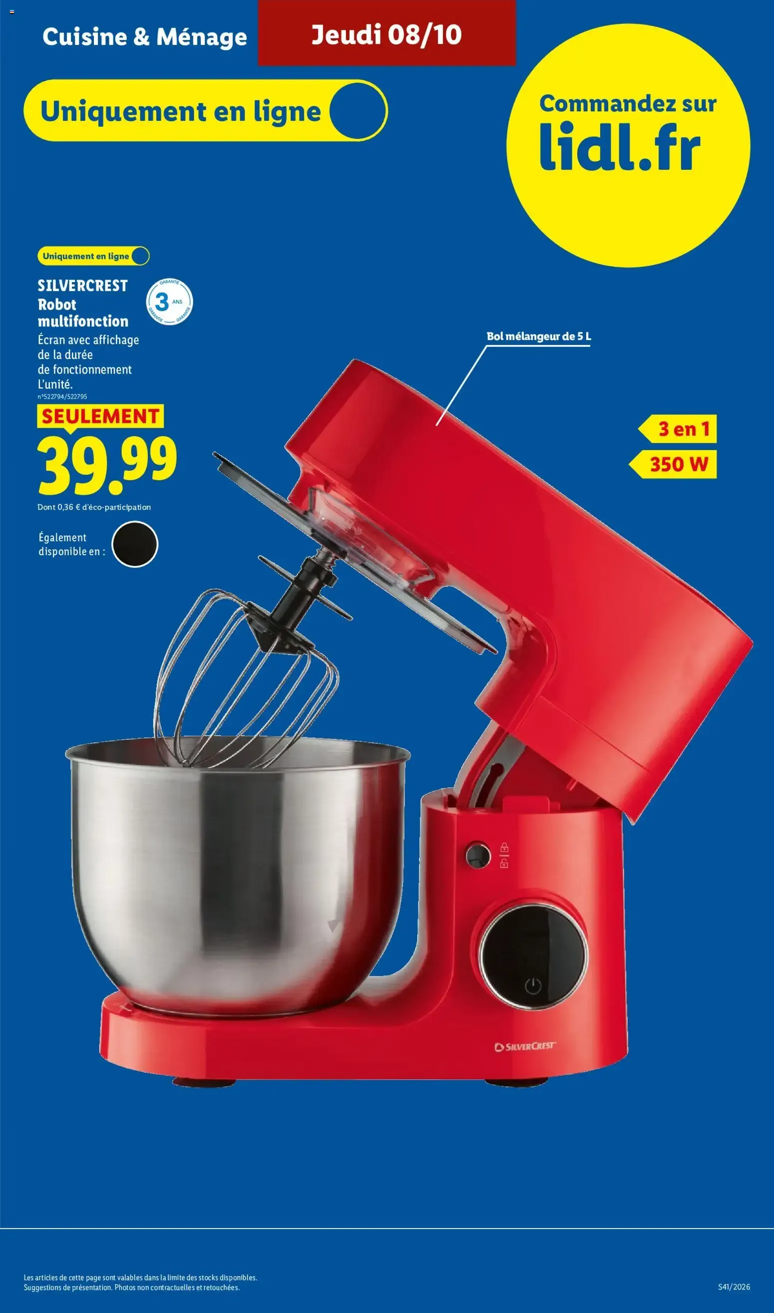 LIDL Exclu Web del 05/10 al 08/10 du 5 octobre au 8 octobre 2026 - Catalogue page 9