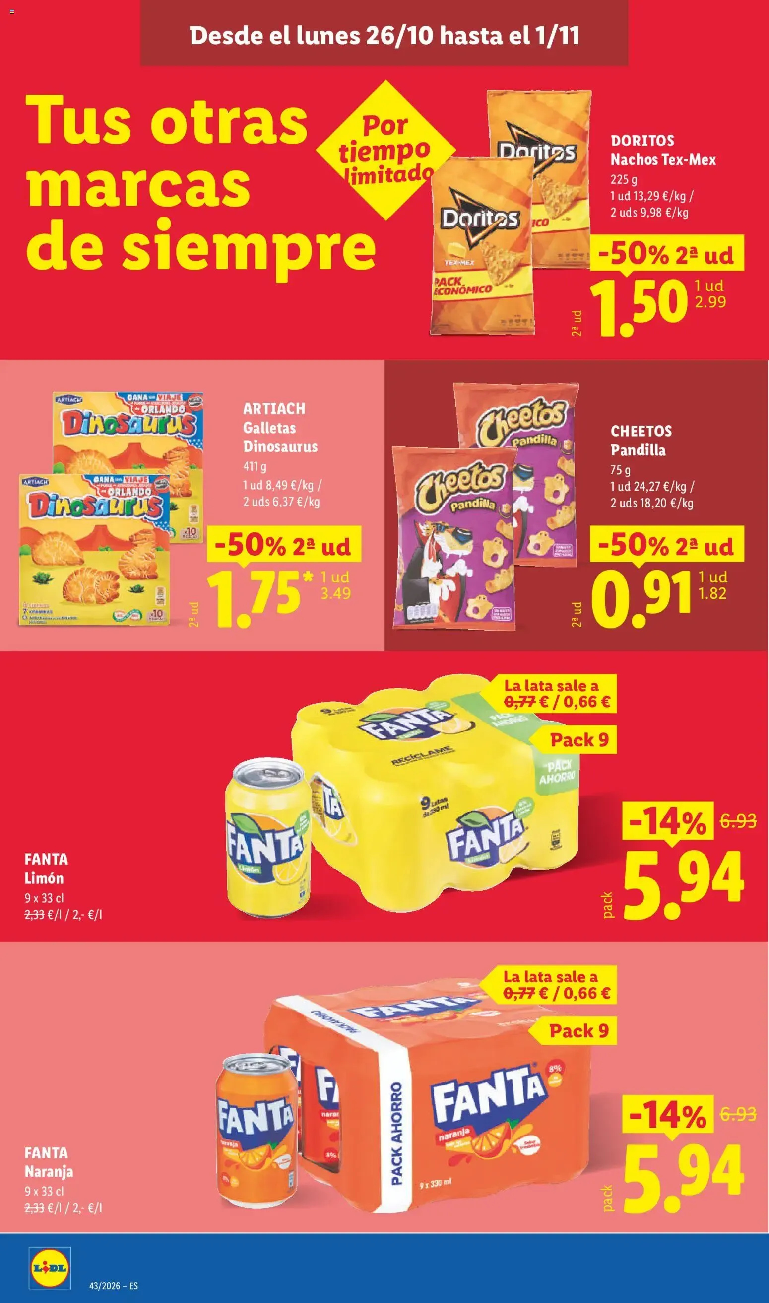 Catálogo de Lidl folleto del 26/10/2026 | Ofertas 26 de octubre al 1 de noviembre 2026 - Página 46