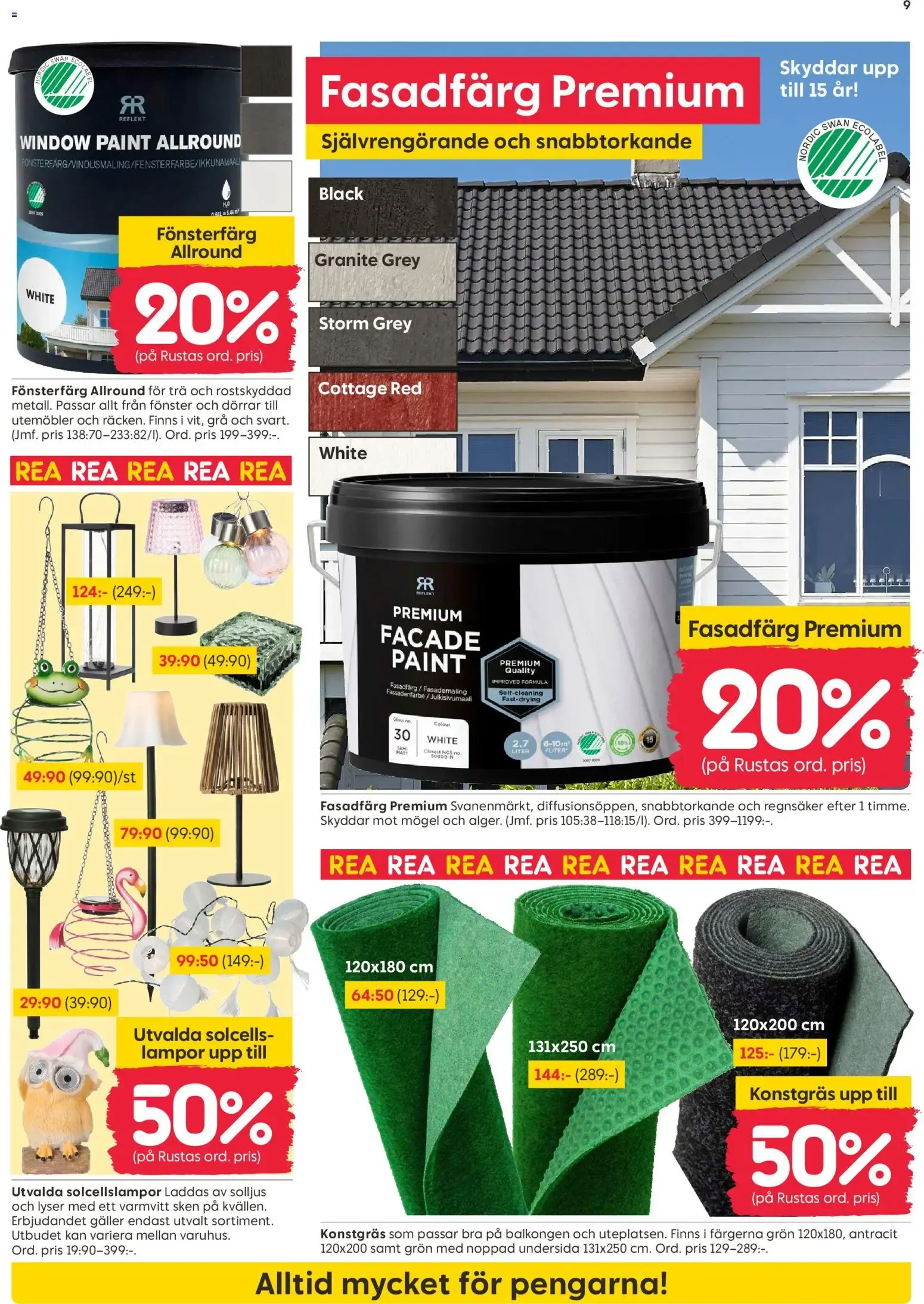 Rusta erbjudanden från 03/08/2026 - 09/08/2026 > Reklamblad nuvarande rabatter från 3 augusti till 9 augusti 2026 - Reklamblad sidor 9