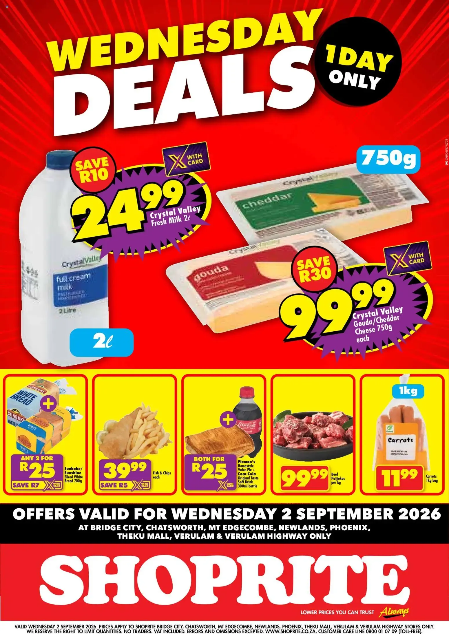 Shoprite - Wednesday Deals Exclusive (02/09/2026 - 02/09/2026) → Online Catalogue
