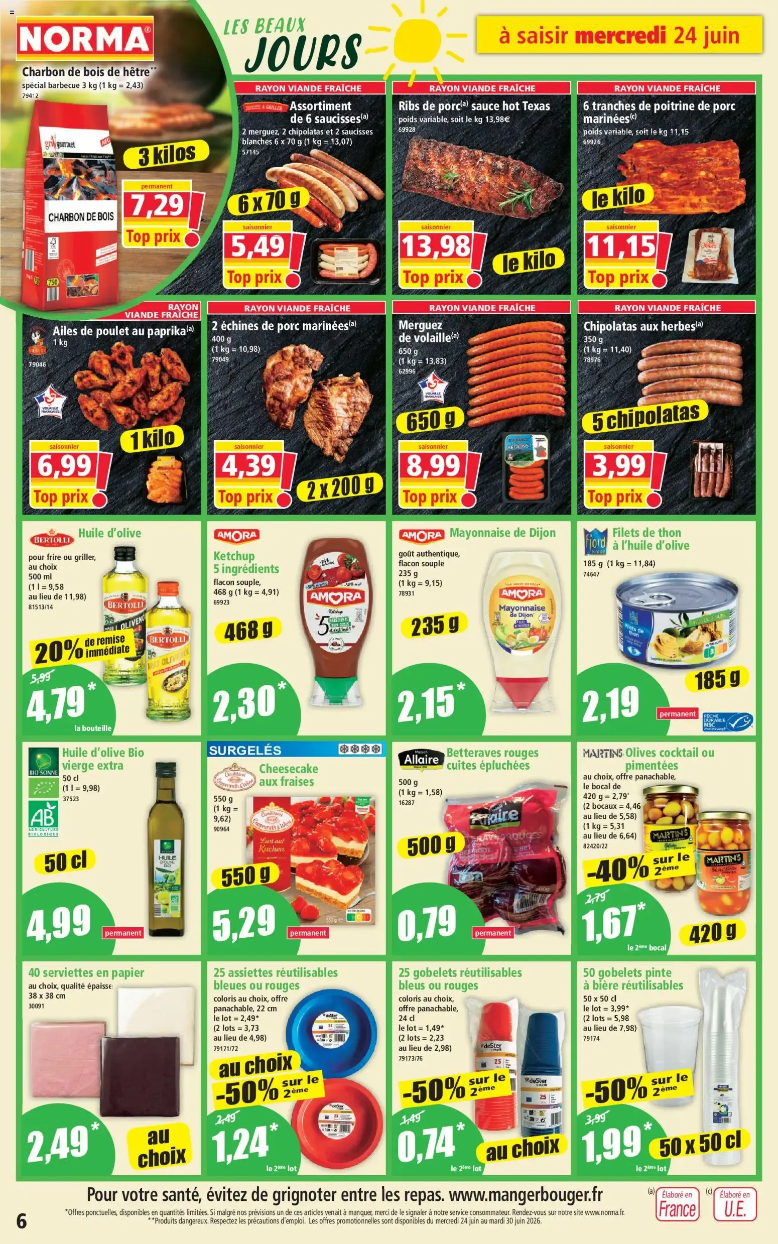 Norma catalogue à partir du 24/06/2026 - promo en ligne du 24 juin au 30 juin 2026 - Catalogue page 6