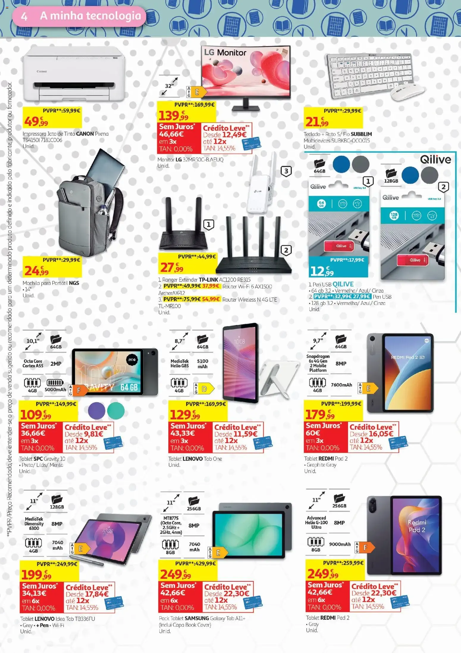 Folheto Auchan - Tecno Escolar » de 19/08/2026 - 03/09/2026 de 19 de agosto até 3 de setembro 2026 - Pagina 4