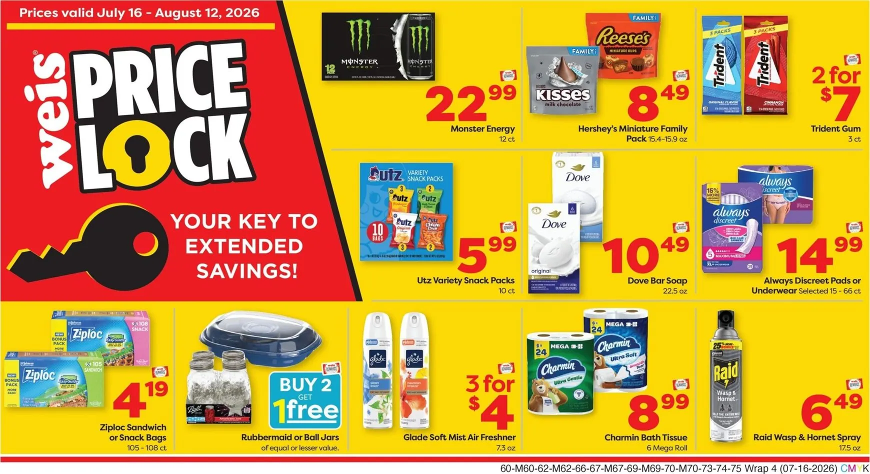 Weekly ad Weis PRICE LOCK - Extended Savings from July 16 to August 12 2026 - Page 3