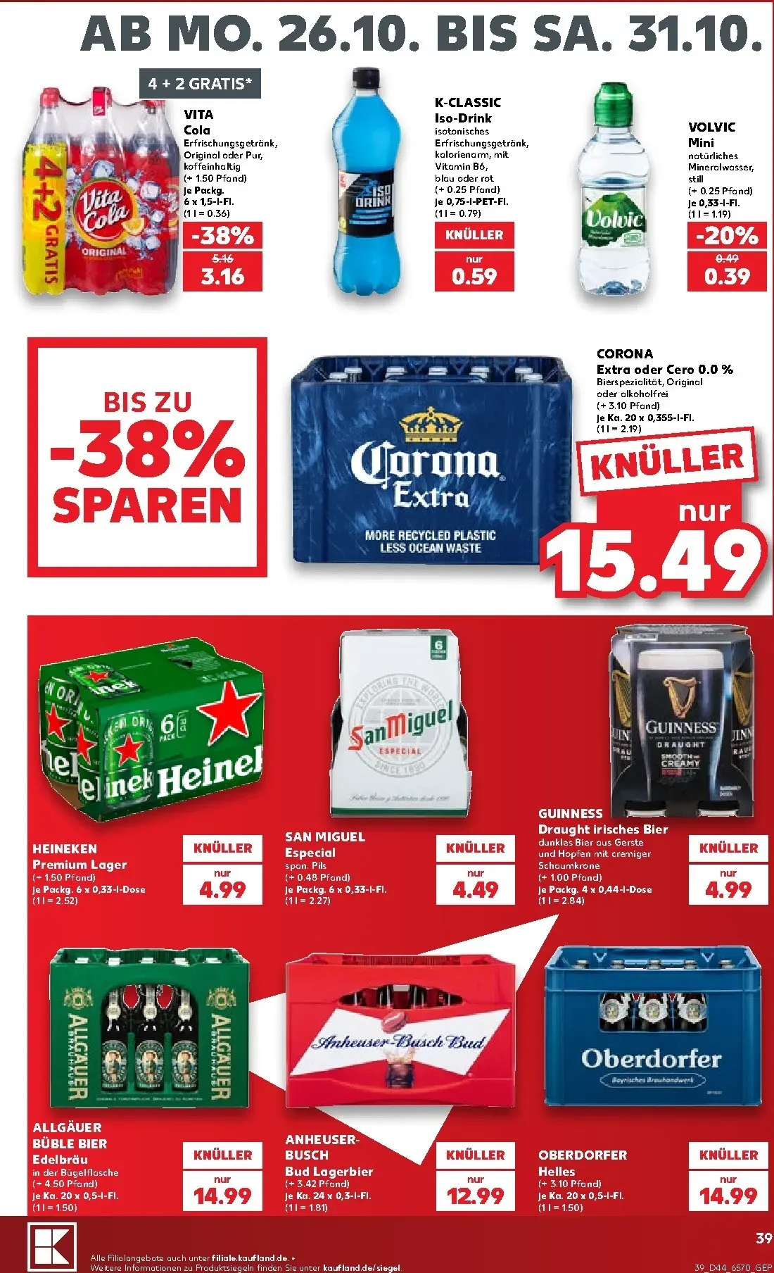 DEUTSCHLANDS BESTE PREISE von 26. Oktober bis 31. Oktober 2026 - Prospekt seite 40