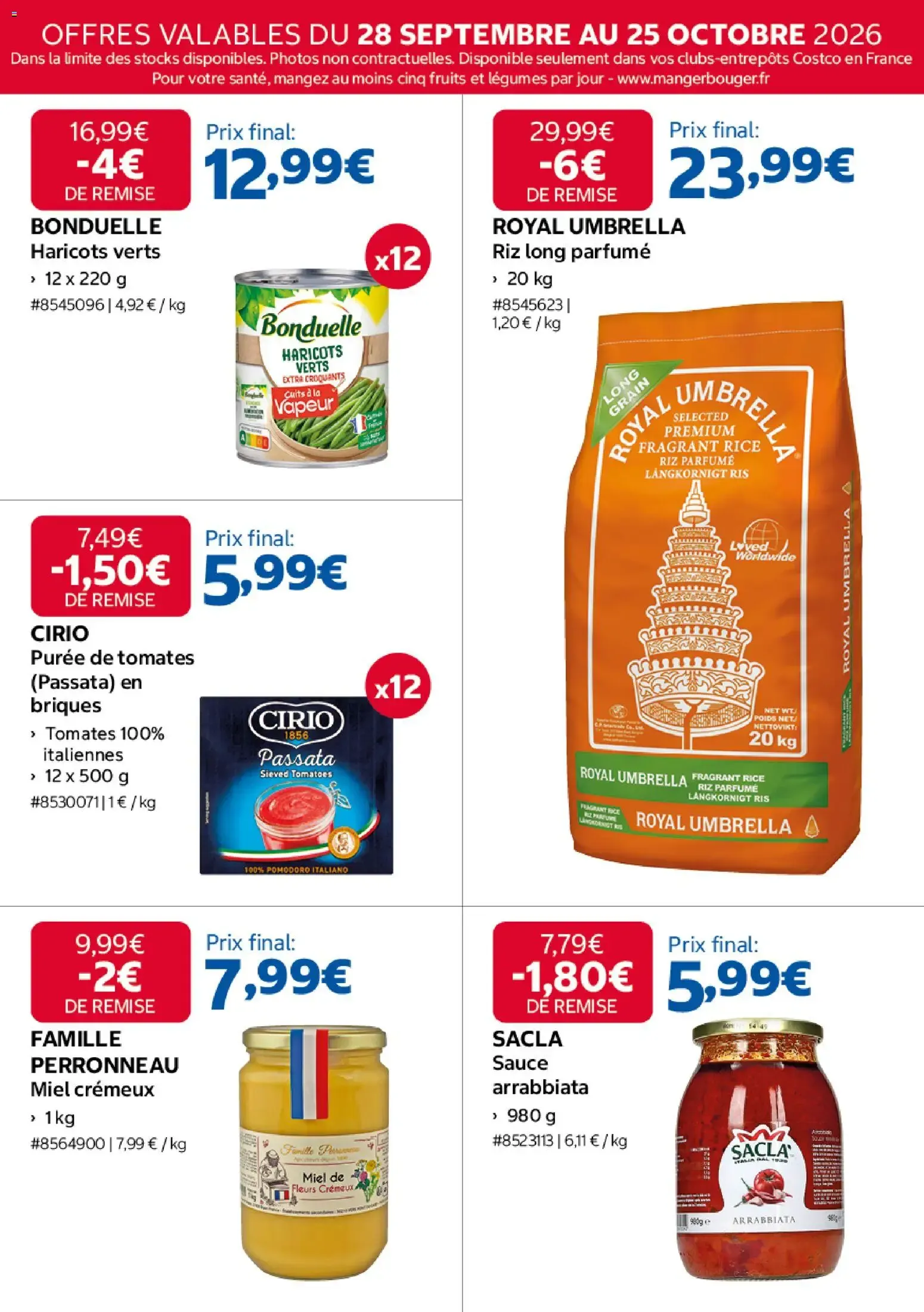 Réservé aux Membres : Plus de 1000€ de Remises Cumulées du 28 septembre au 25 octobre 2026 - Catalogue page 13
