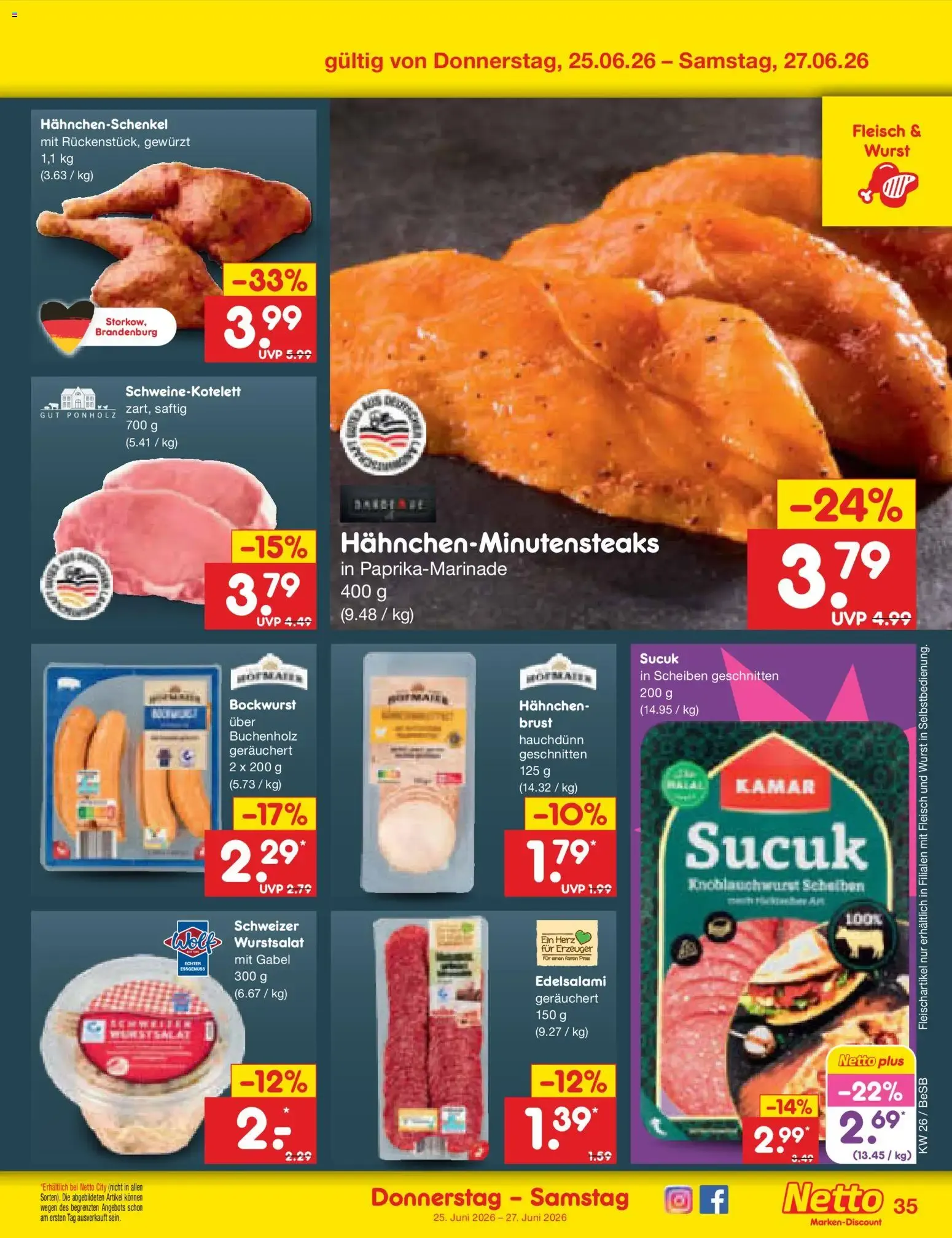 Netto Marken-Discount Prospekt (ab 22.06.2026) » Angebote von 22. Juni bis 27. Juni 2026 - Prospekt seite 47