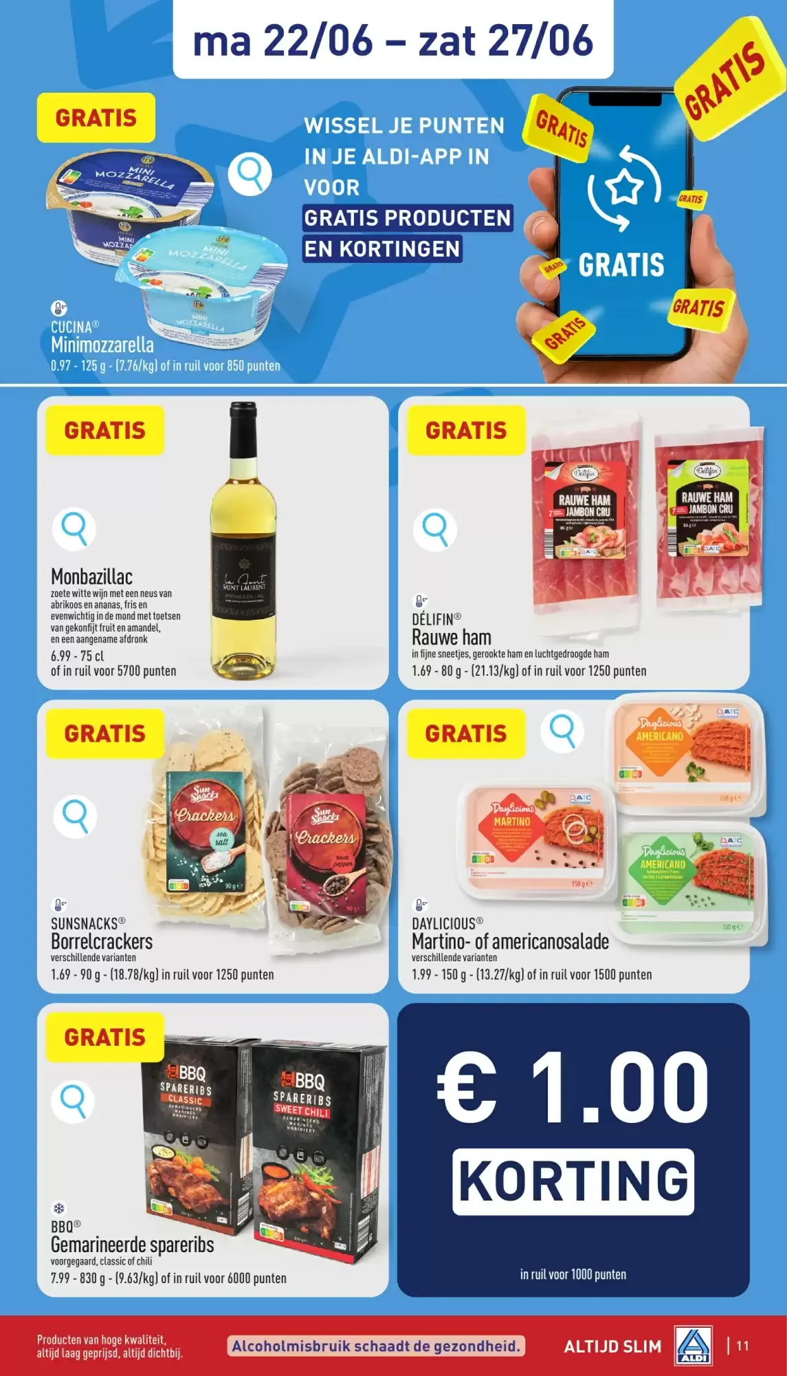 ALDI Folder van ma 22/06 t.e.m. zat 27/06 van 22 juni tot 27 juni 2026 - folder pagina 11