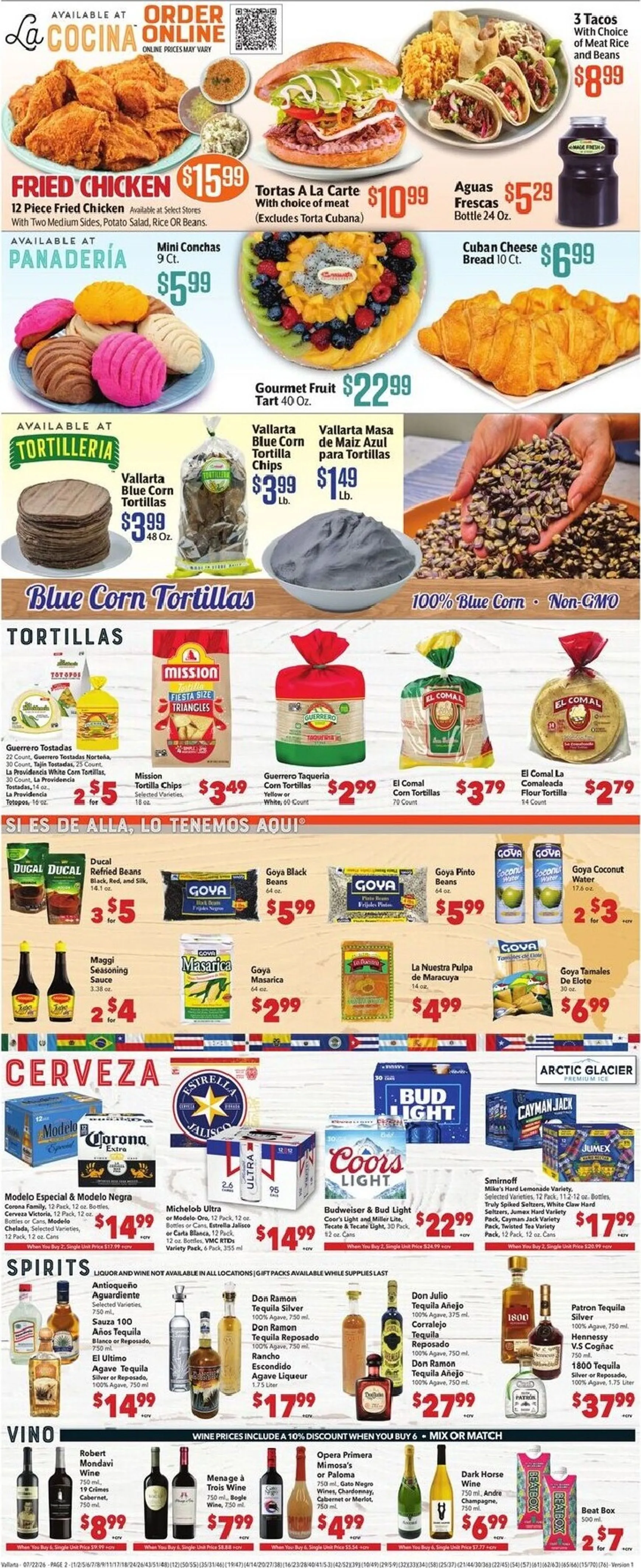 Weekly ad Current Vallarta leaflet valid from Wednesday 07/22/2026 to Tuesday 07/28/2026 from July 22 to July 28 2026 - Page 2