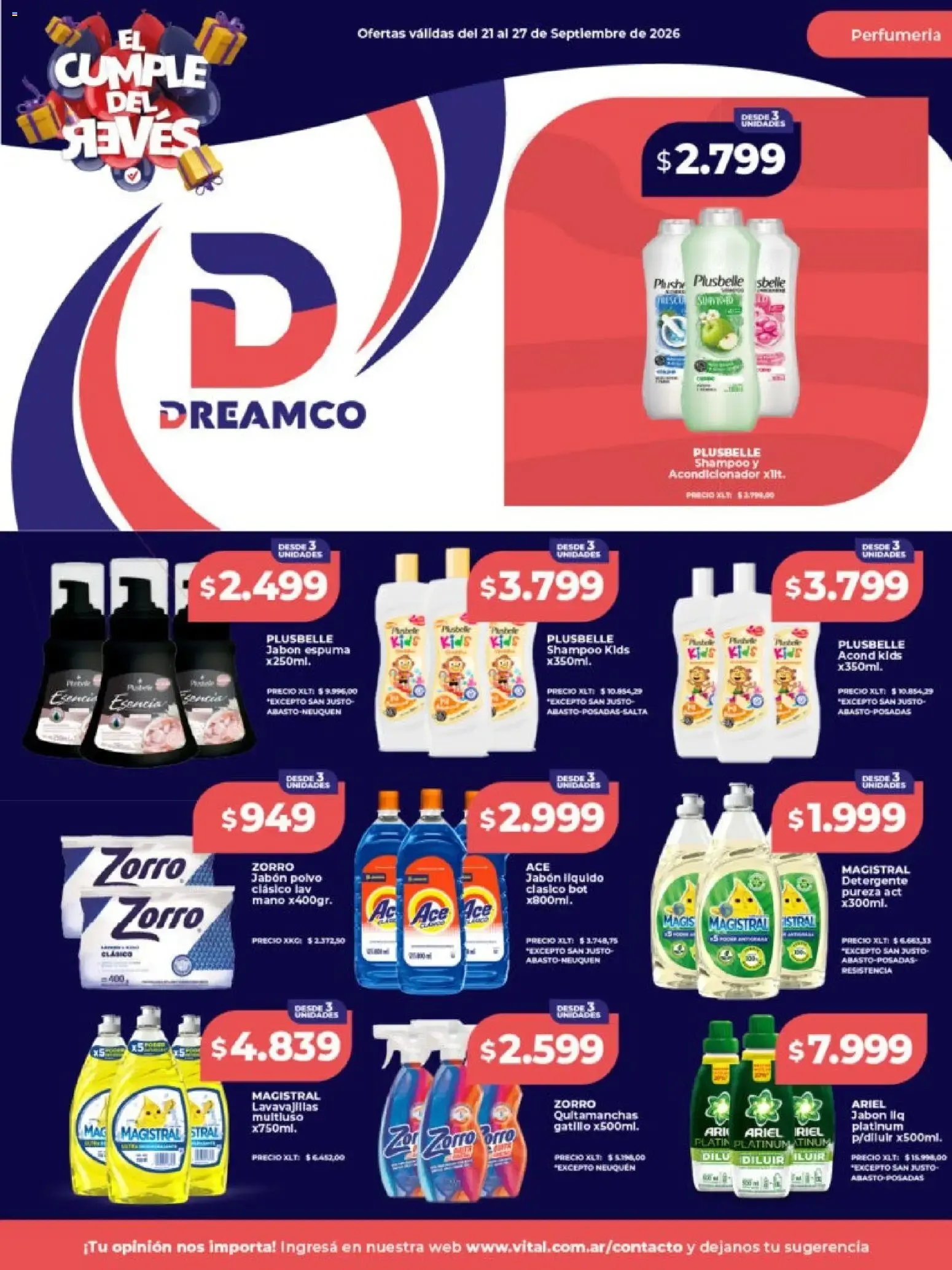 Ofertas de Vital Supermayorista - El Cumple del Jueves 21 de septiembre al 27 de septiembre 2026 - Página 11 del catálogo