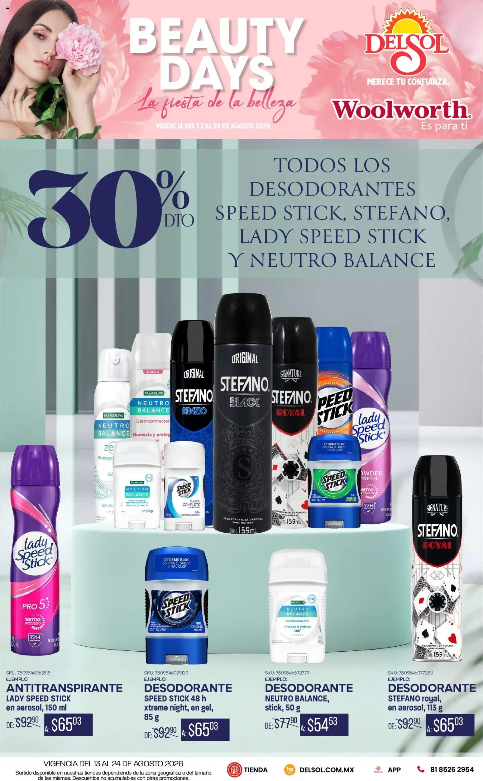 Catálogo de Del Sol y Woolworth Beauty Days - La fiesta de la belleza 13 de agosto al 24 de agosto 2026 - Pagina 2