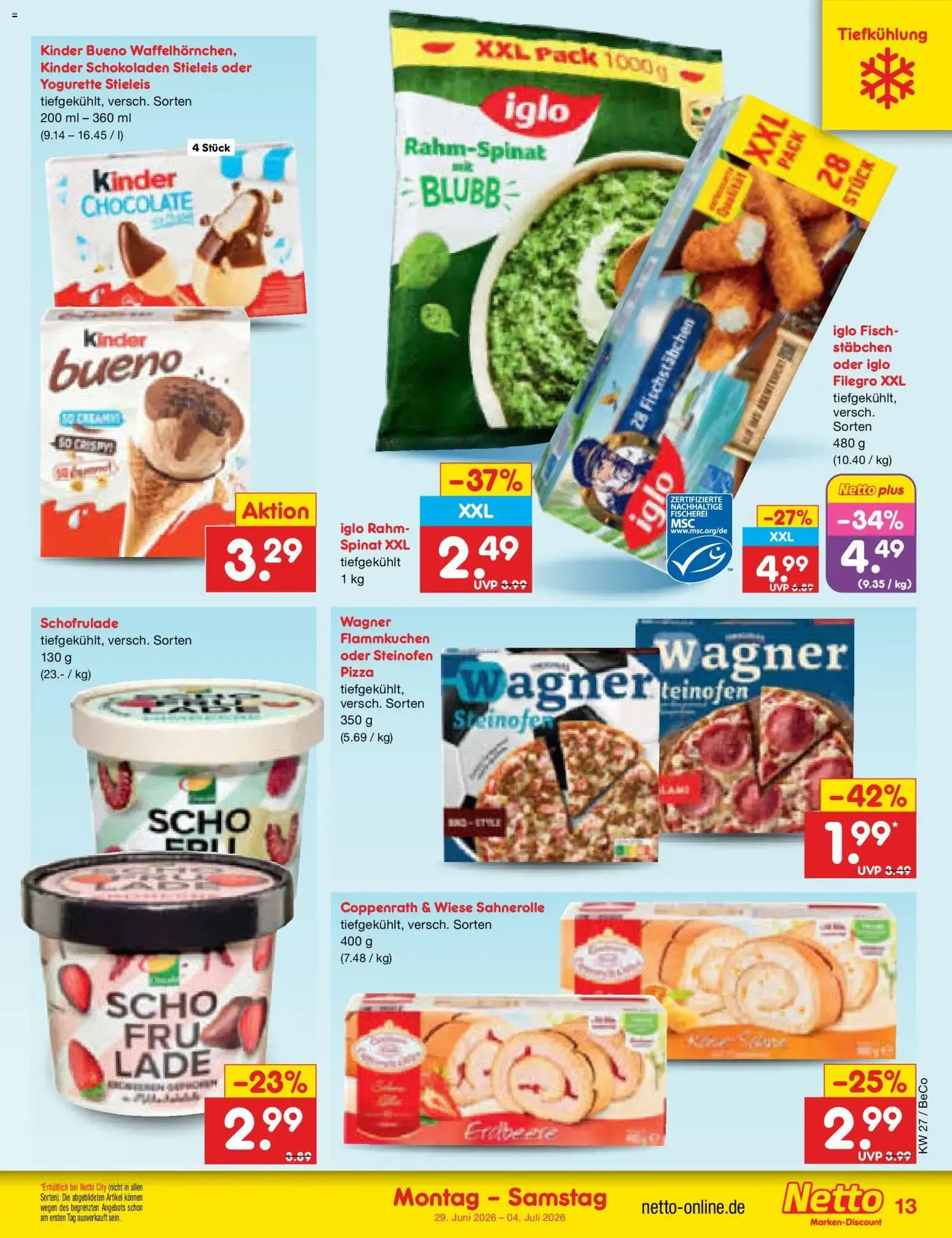 Netto Marken-Discount Prospekt (ab 29.06.2026) » Angebote von 29. Juni bis 4. Juli 2026 - Prospekt seite 17