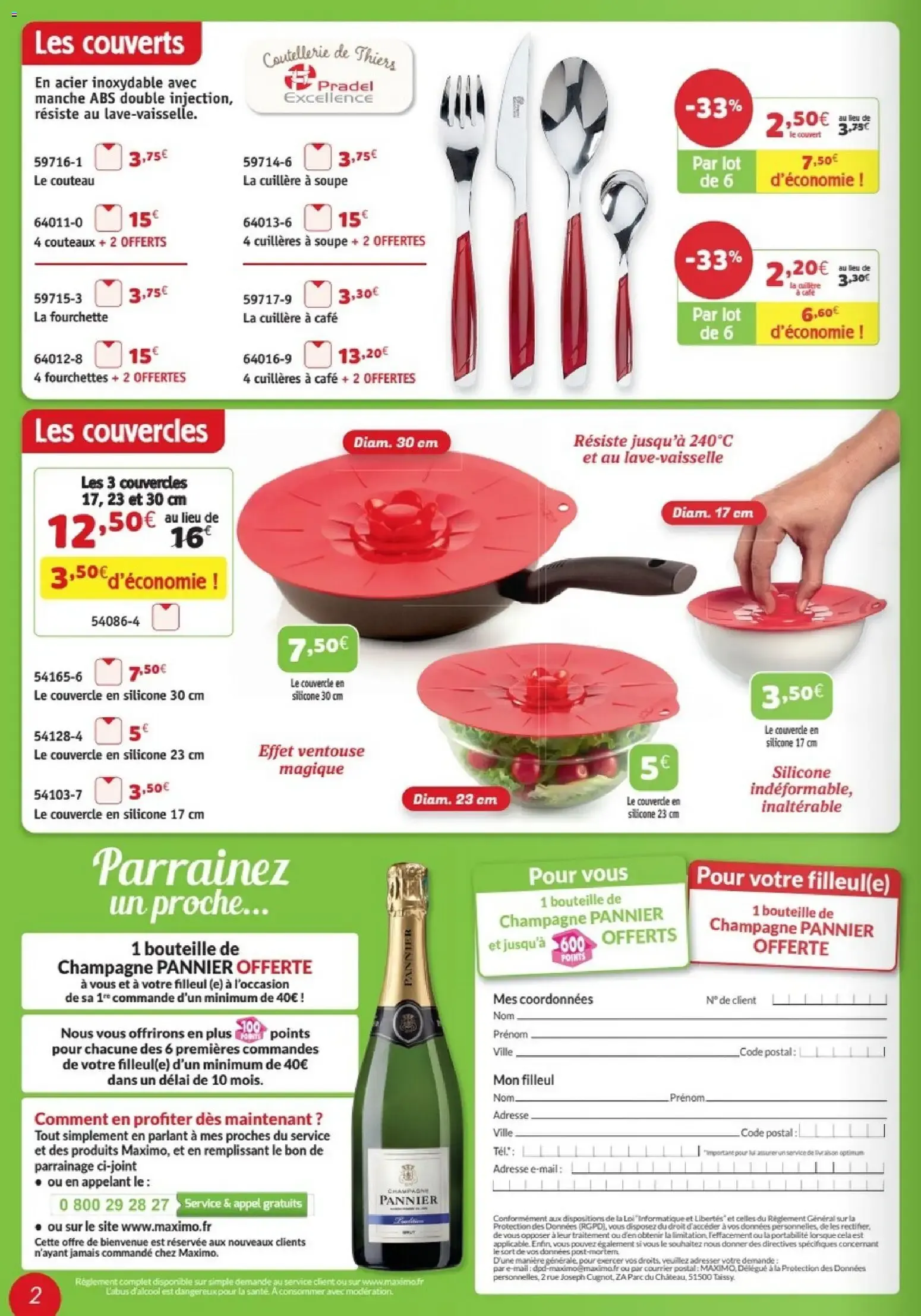 Maximo: Le Surgelé à Domicile du 24 août au 27 septembre 2026 - Catalogue page 2