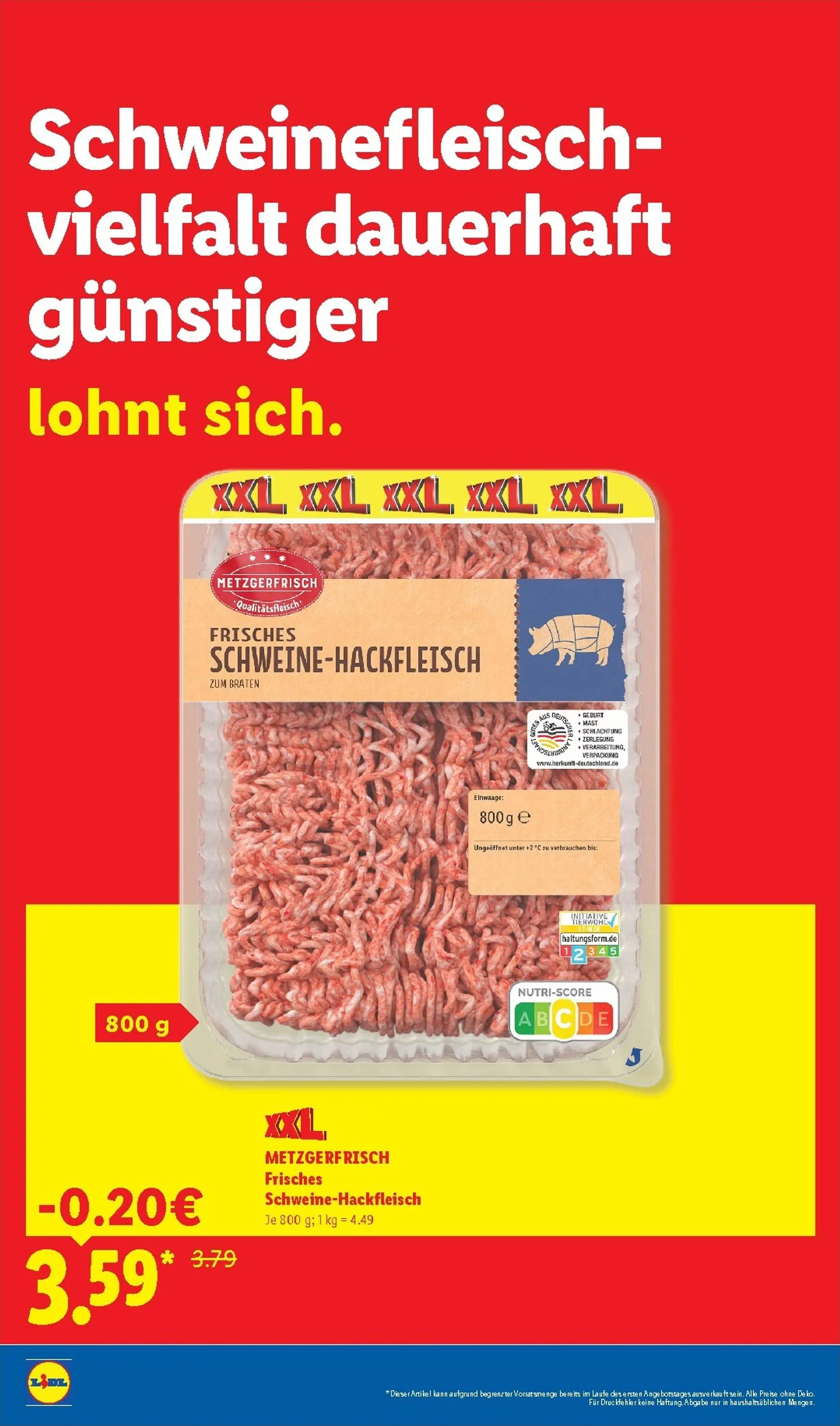 Lidl: Der Preisführer macht Deutschland dauerhaft günstiger! von 1. Juli bis 31. August 2026 - Prospekt seite 20