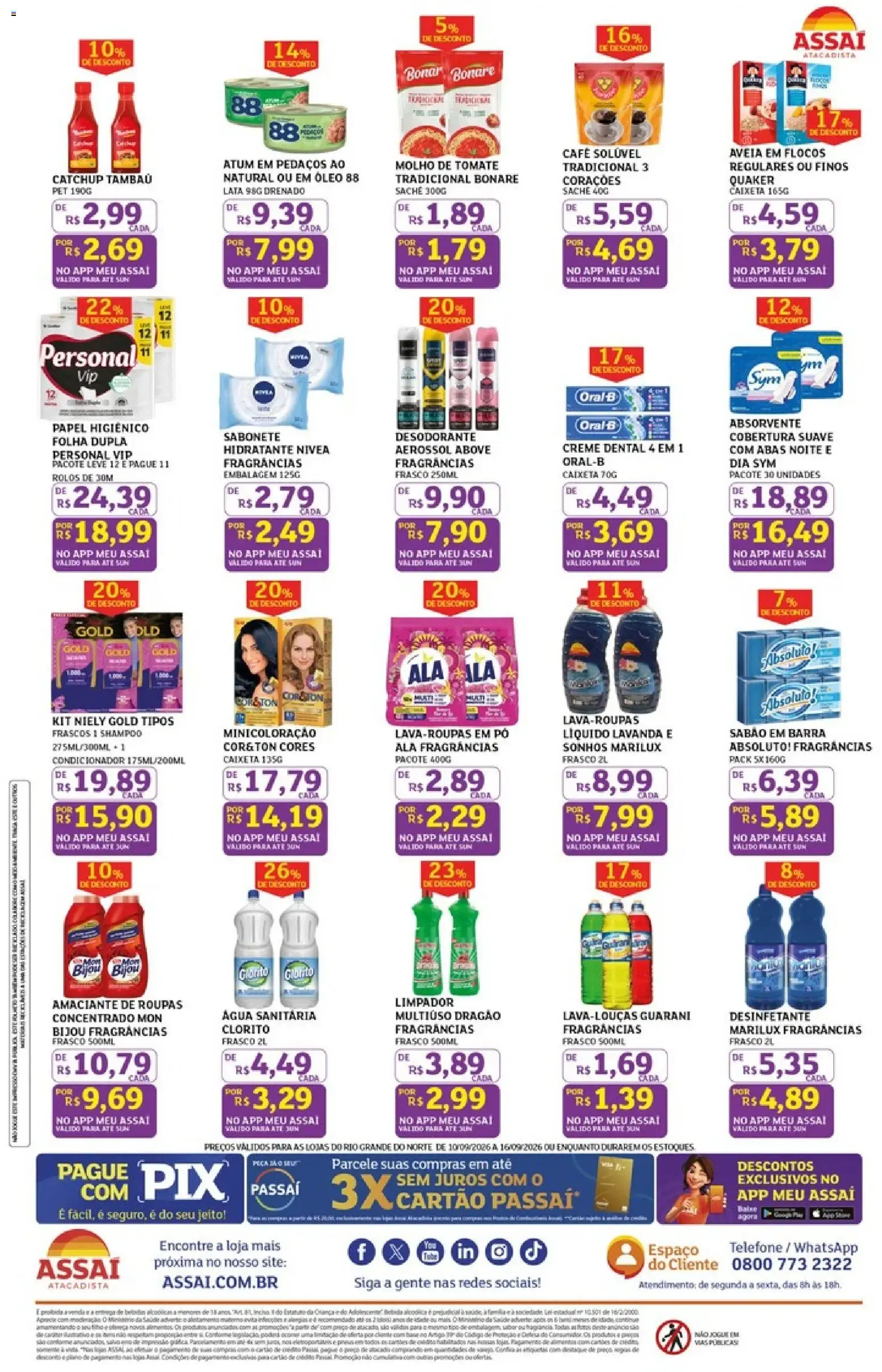 Encarte de Especial App Meu Assaí - Ofertas com Descontos Imperdíveis 10 de setembro até 16 de setembro 2026 - Pagina 2