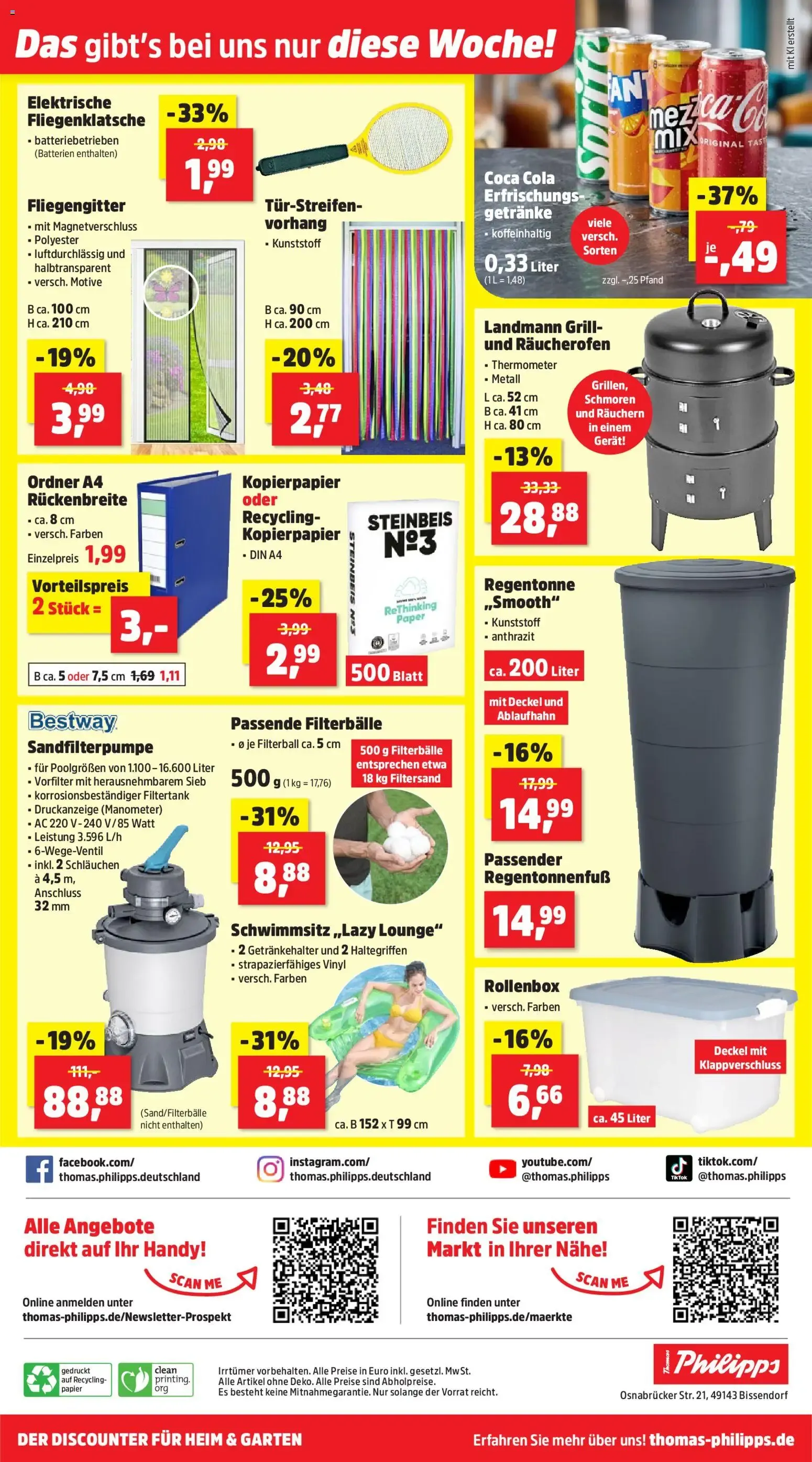 Thomas Philipps - Der Discounter für Heim & Garten von 6. Juli bis 11. Juli 2026 - Prospekt seite 17